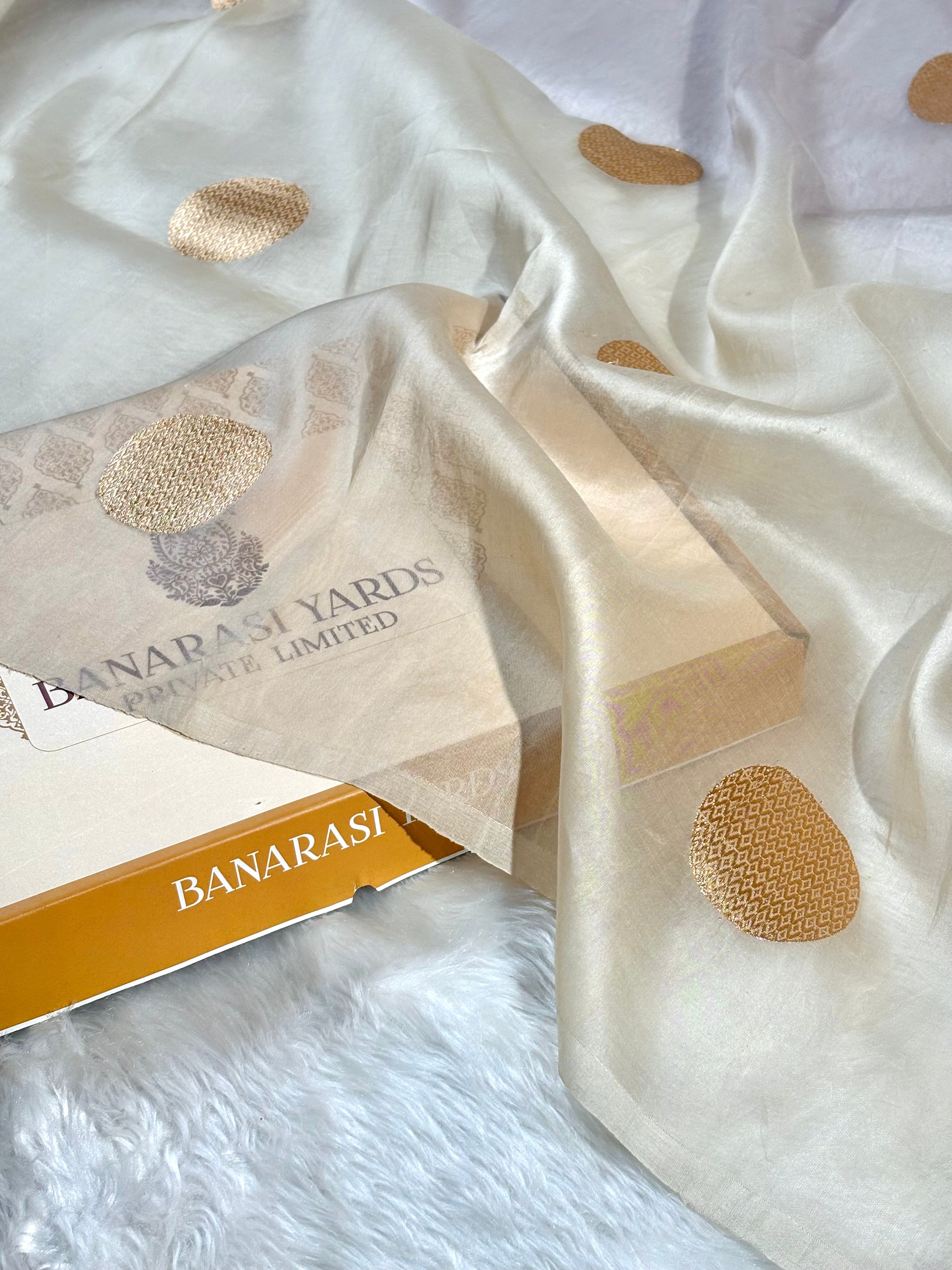 Pure Kora Organza Ombre Handloom Saree