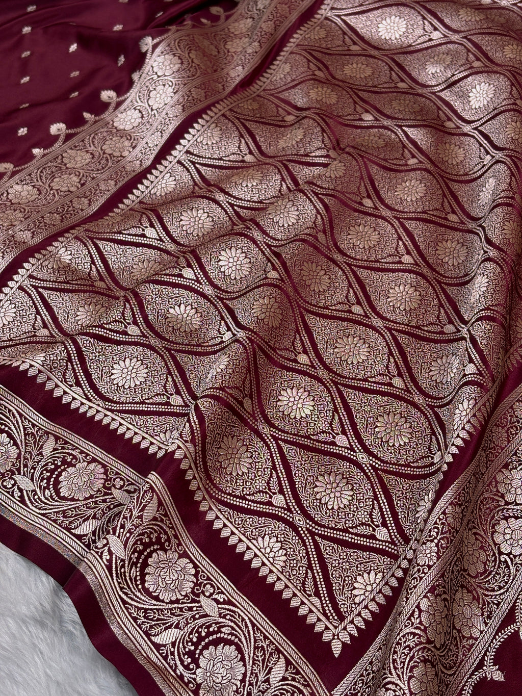 Mashru Katan Banarasi Saree