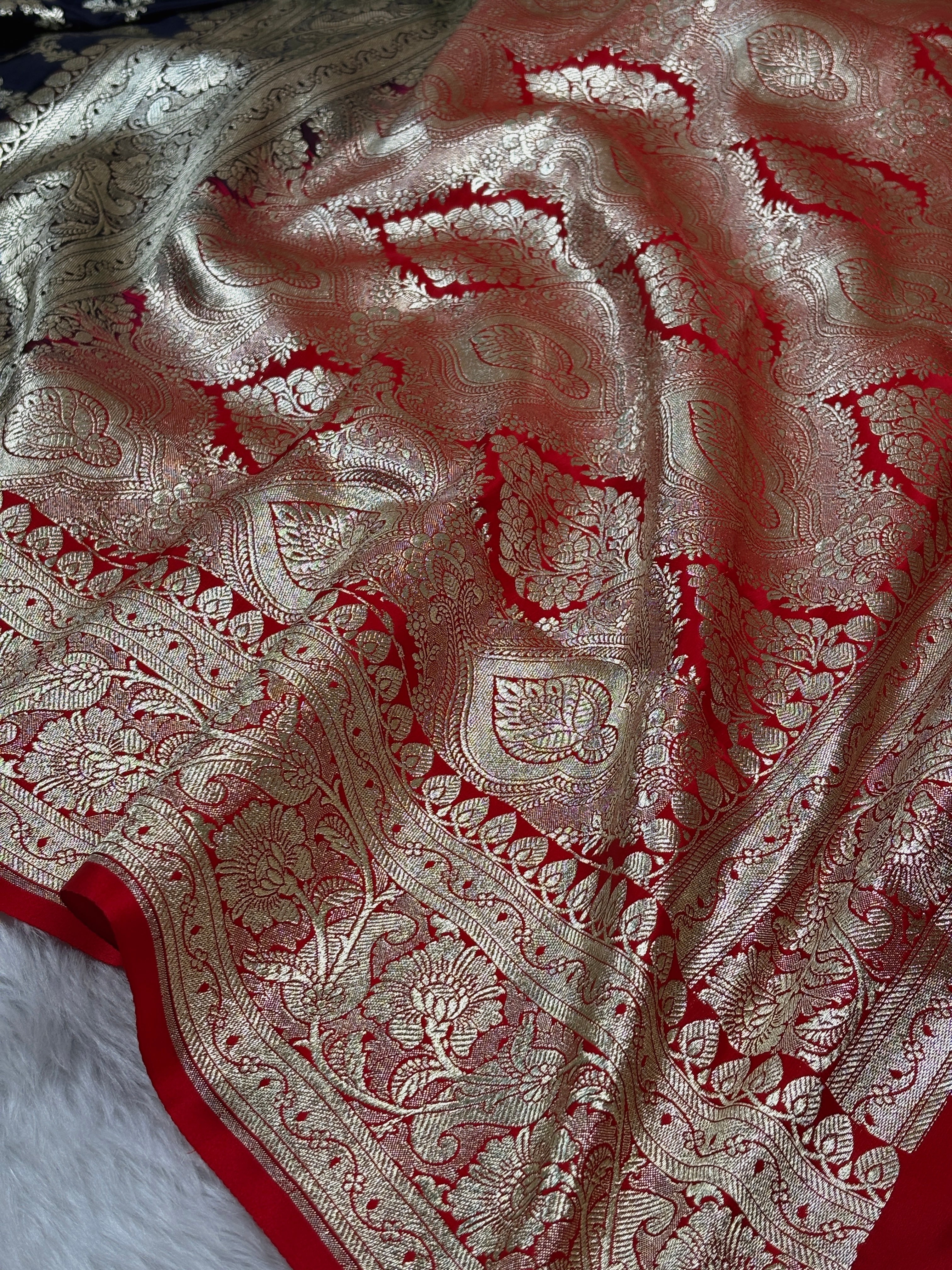 Mashru Satin Banarasi Saree