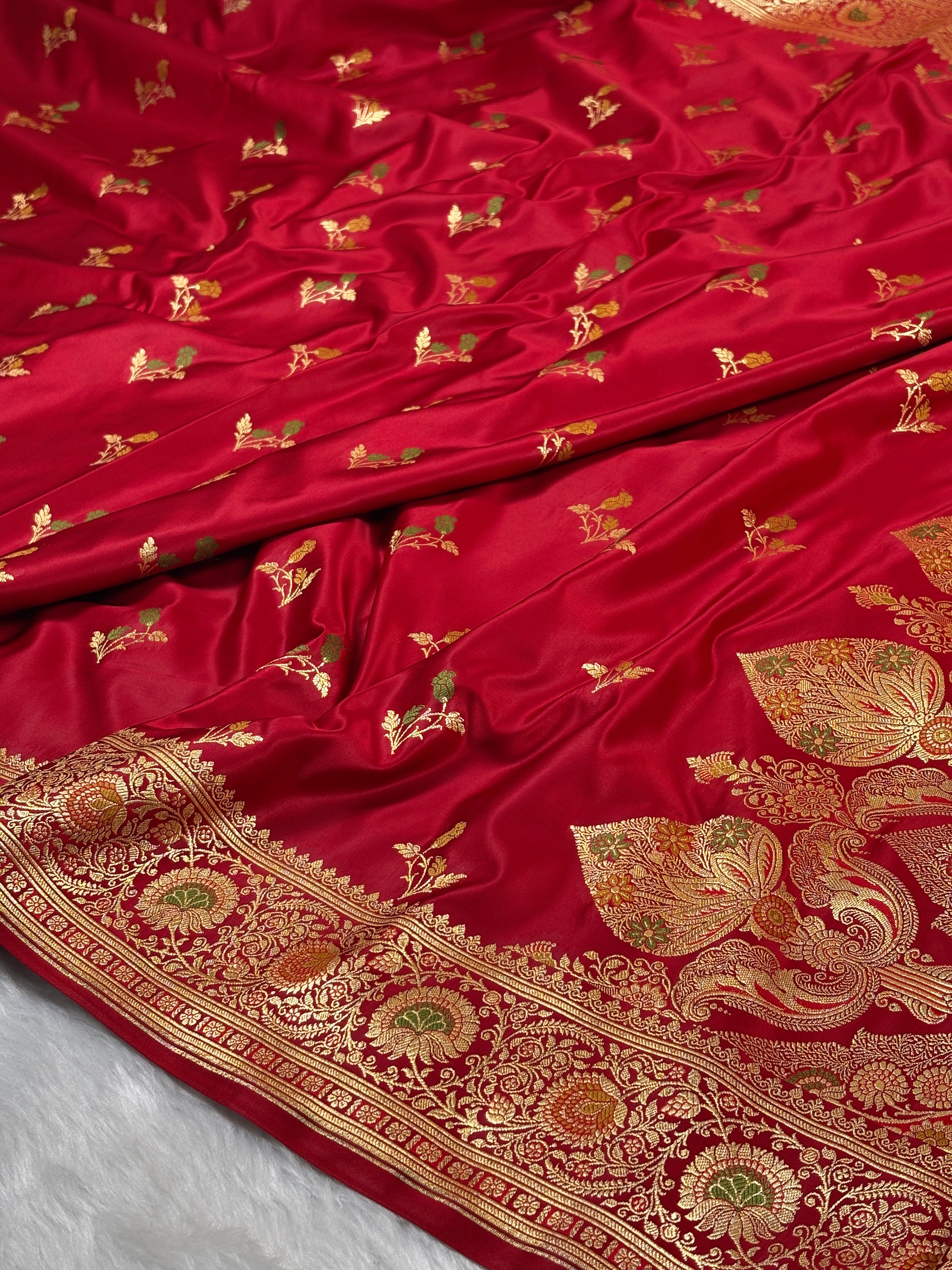 Premium Mashru Katan Banarasi Saree