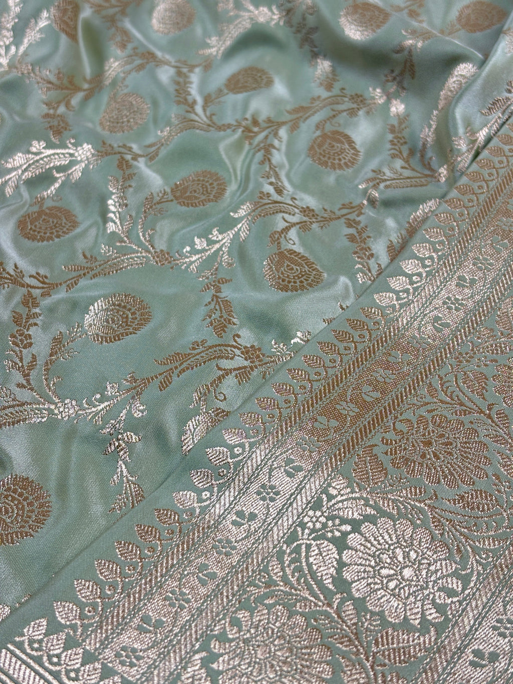 Mashru Katan Banarasi Saree