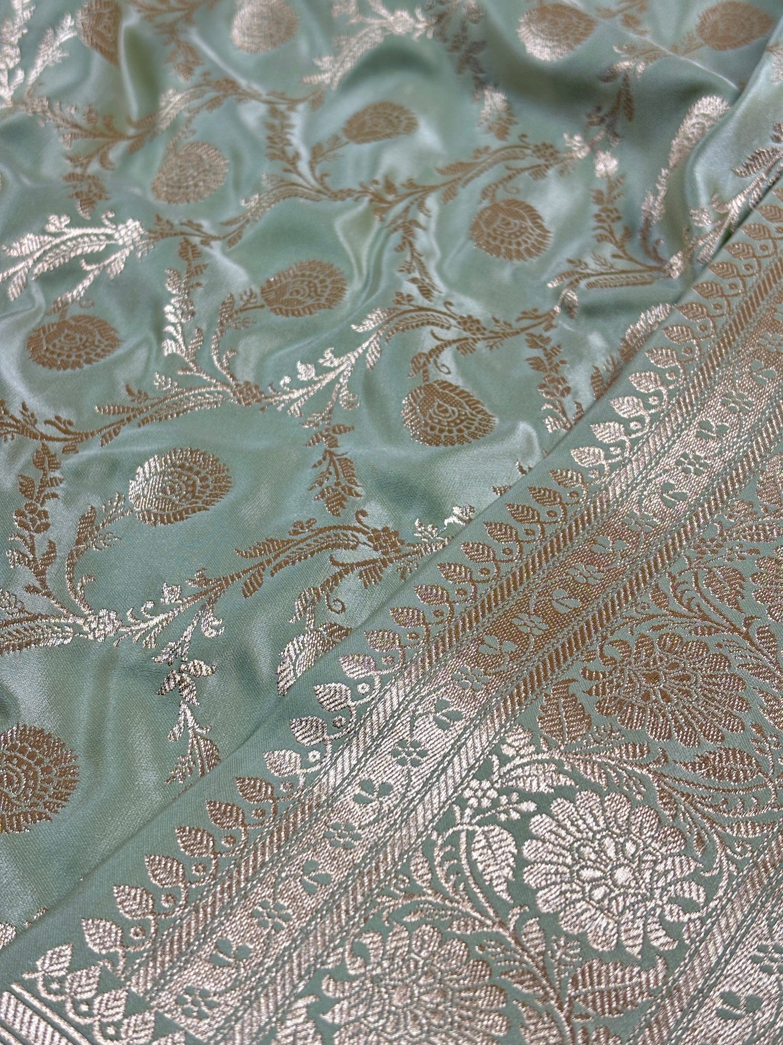 Mashru Katan Banarasi Saree