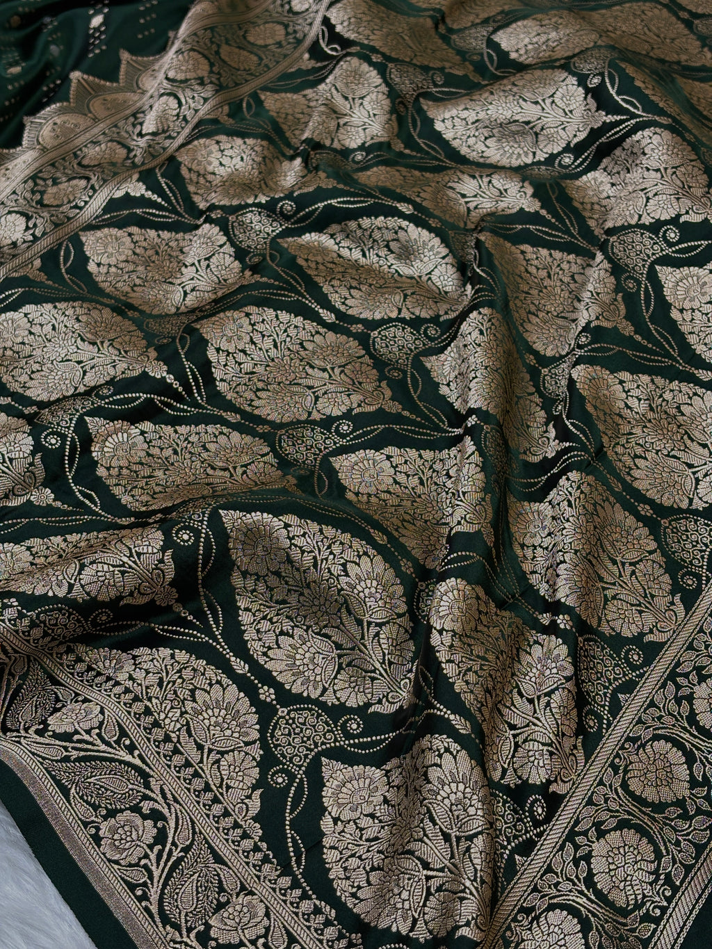 Mashru Katan Banarasi Saree