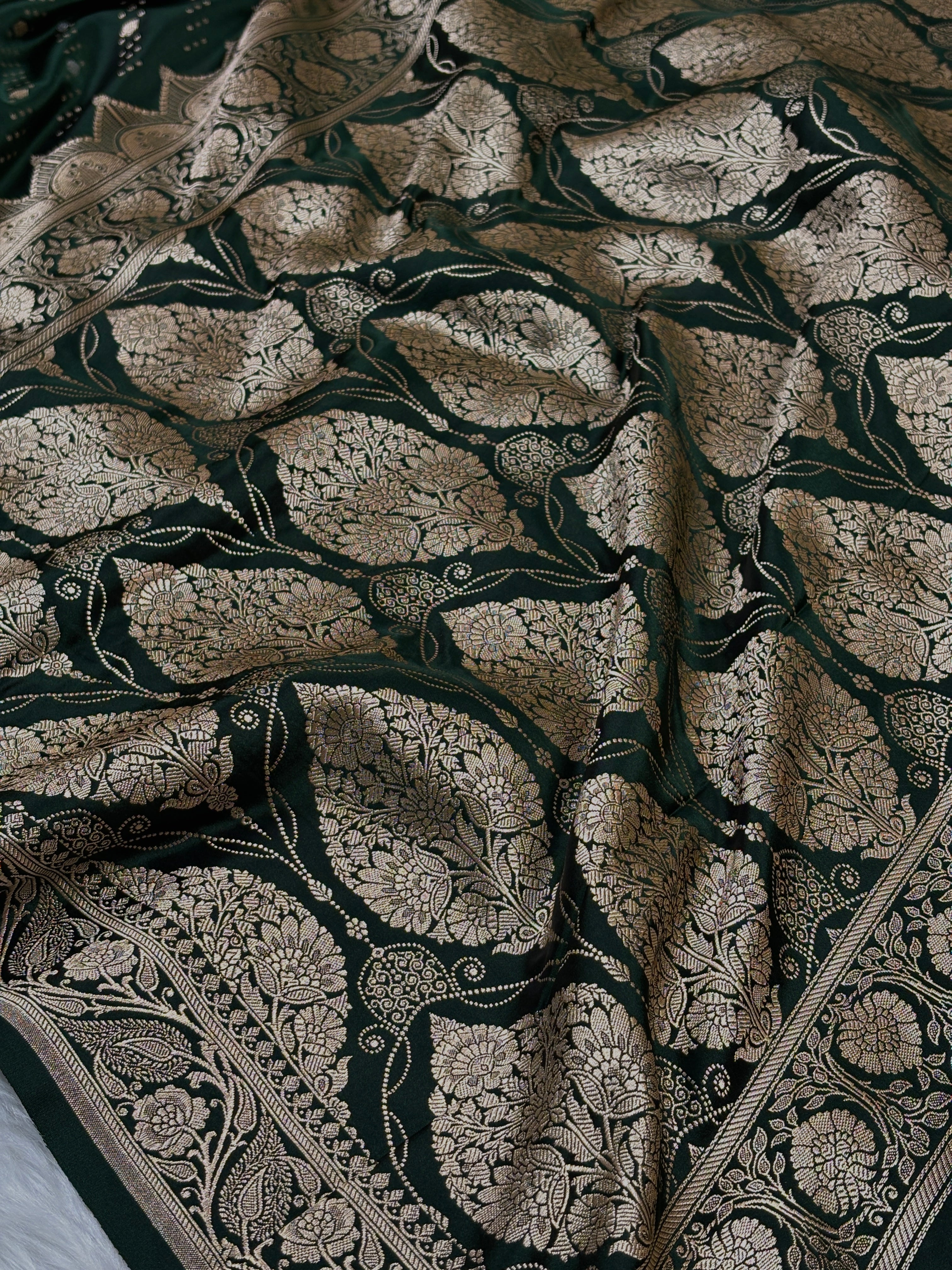 Mashru Katan Banarasi Saree