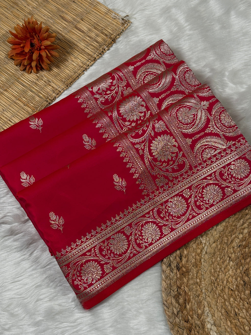 Mashru Katan Banarasi Saree