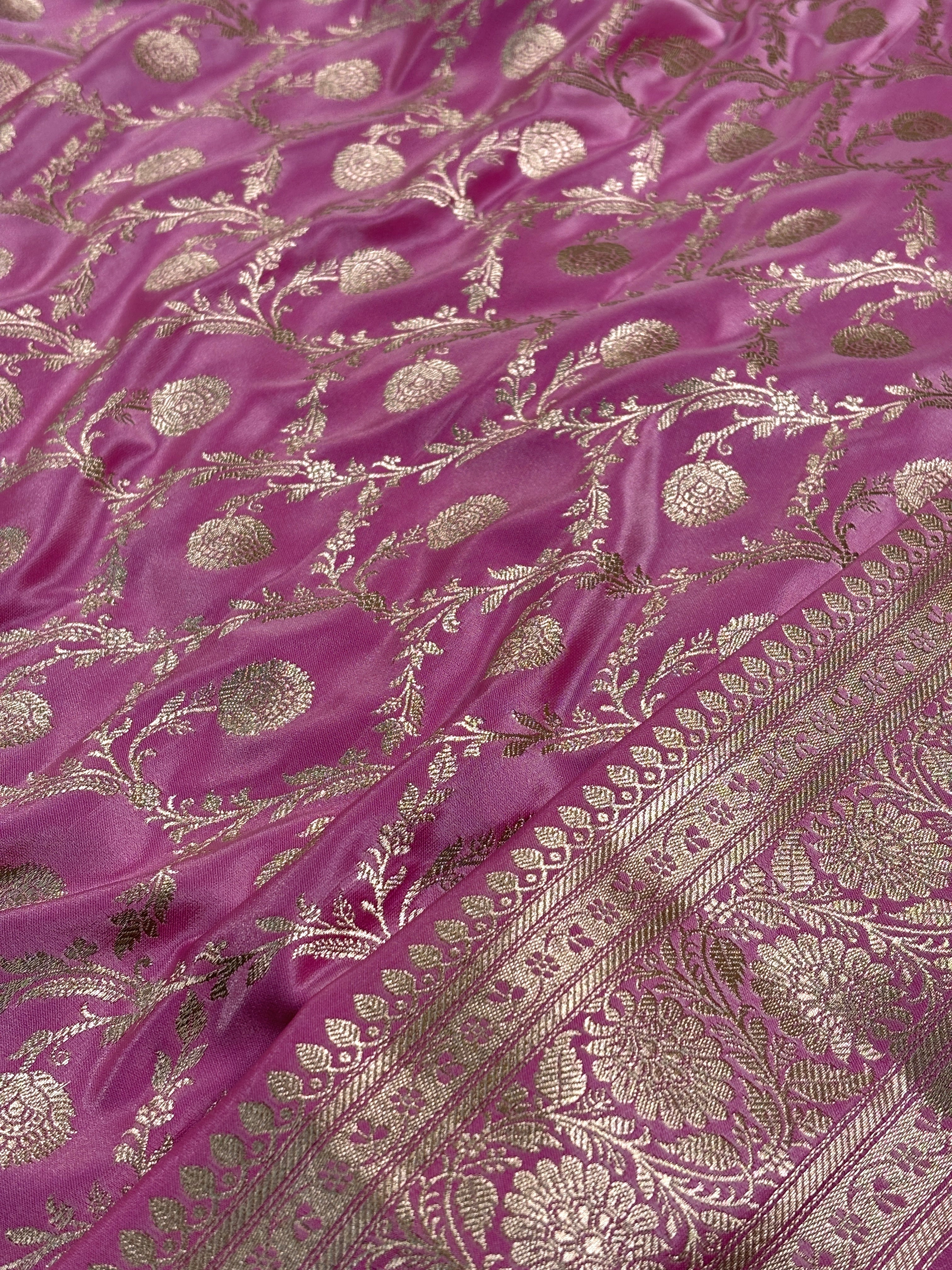 Mashru Katan Banarasi Saree
