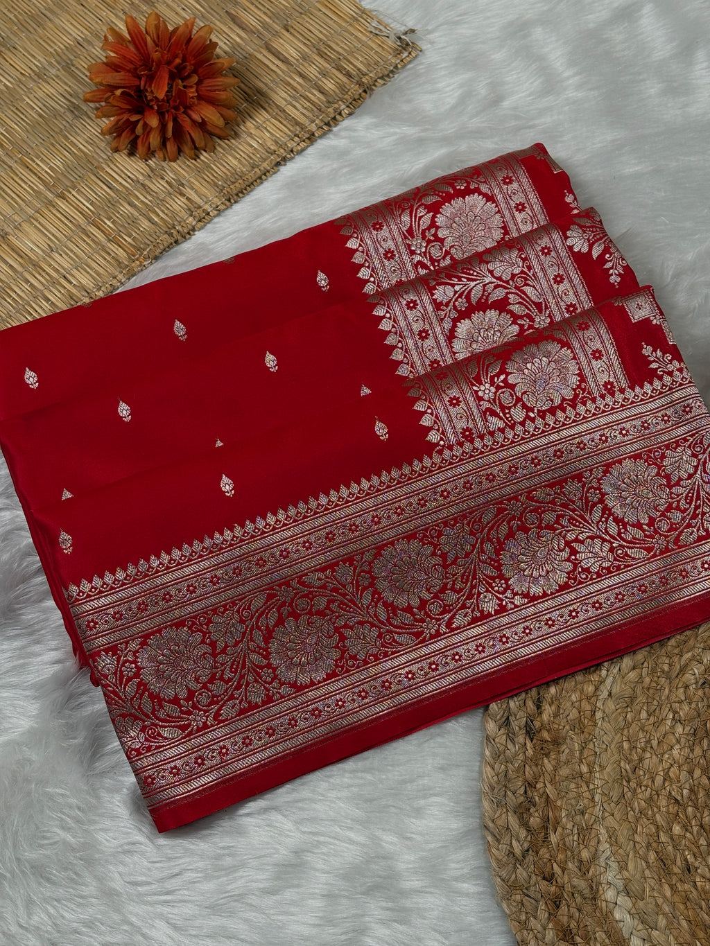 Mashru Katan Banarasi Saree