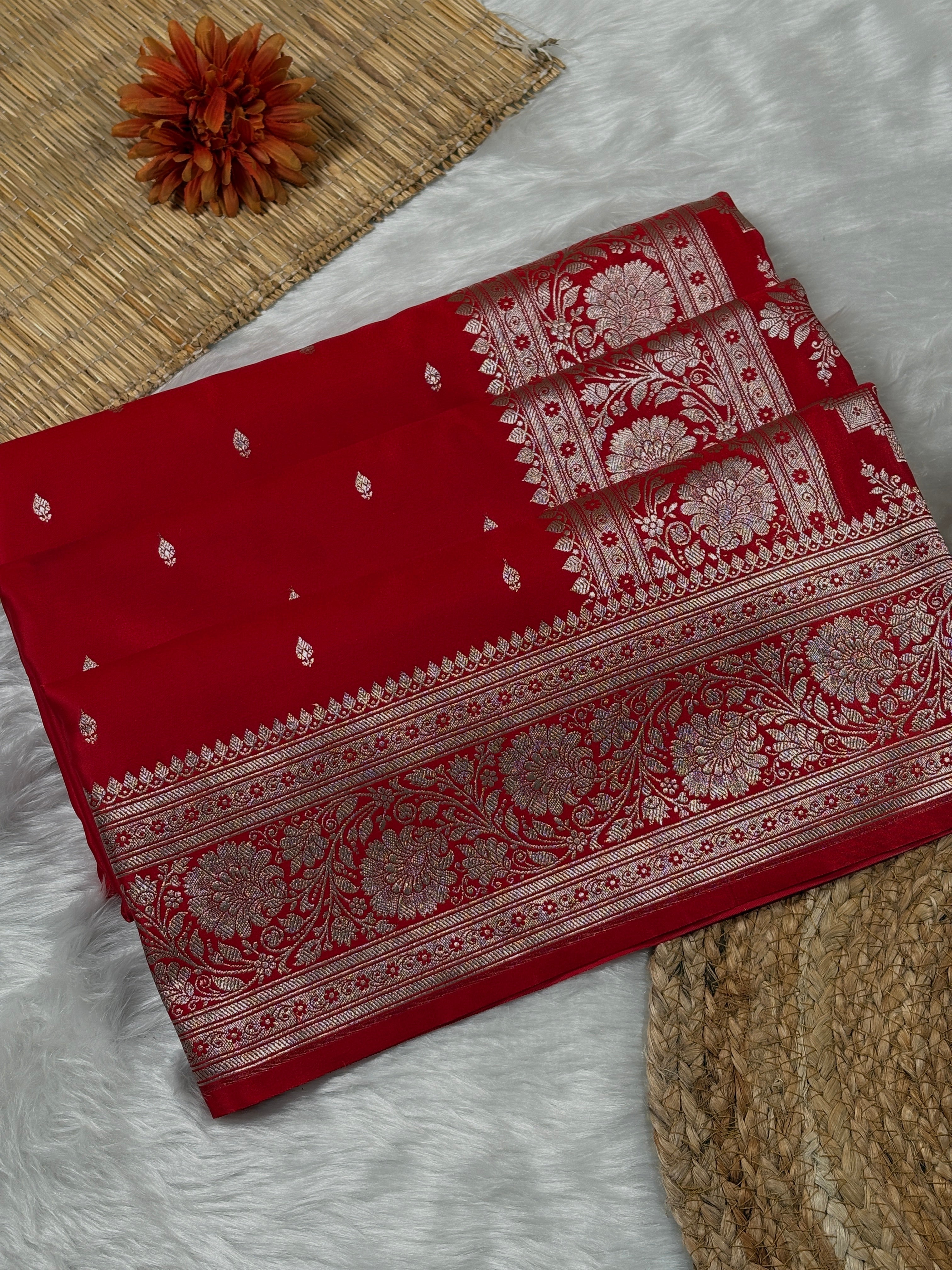 Mashru Katan Banarasi Saree