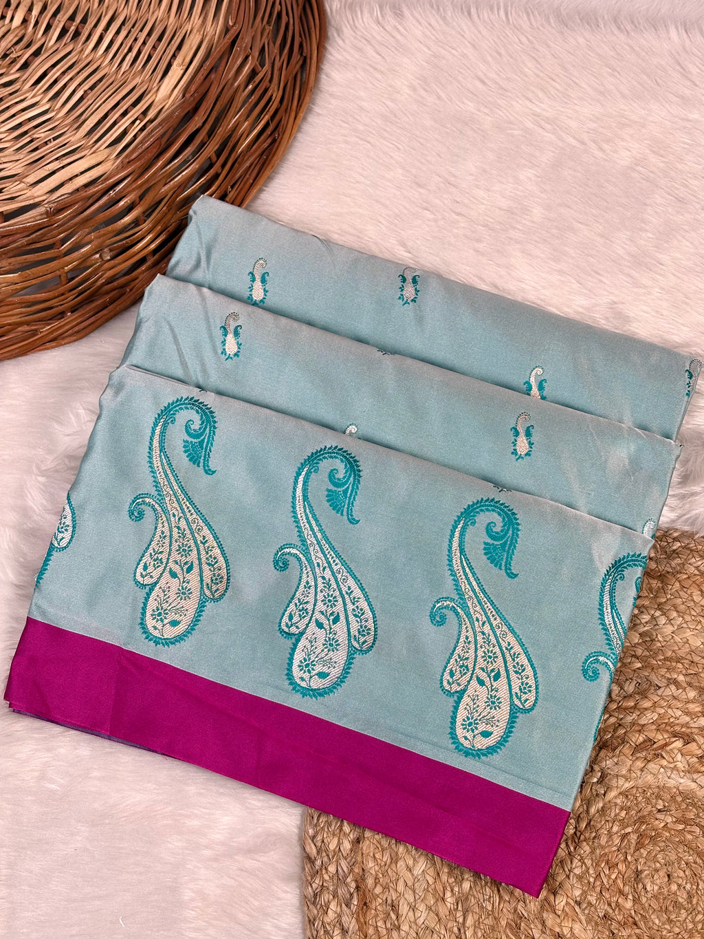Mashru Katan Banarasi Saree