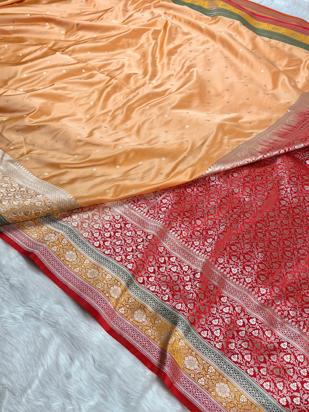 Mashru Katan Banarasi Saree