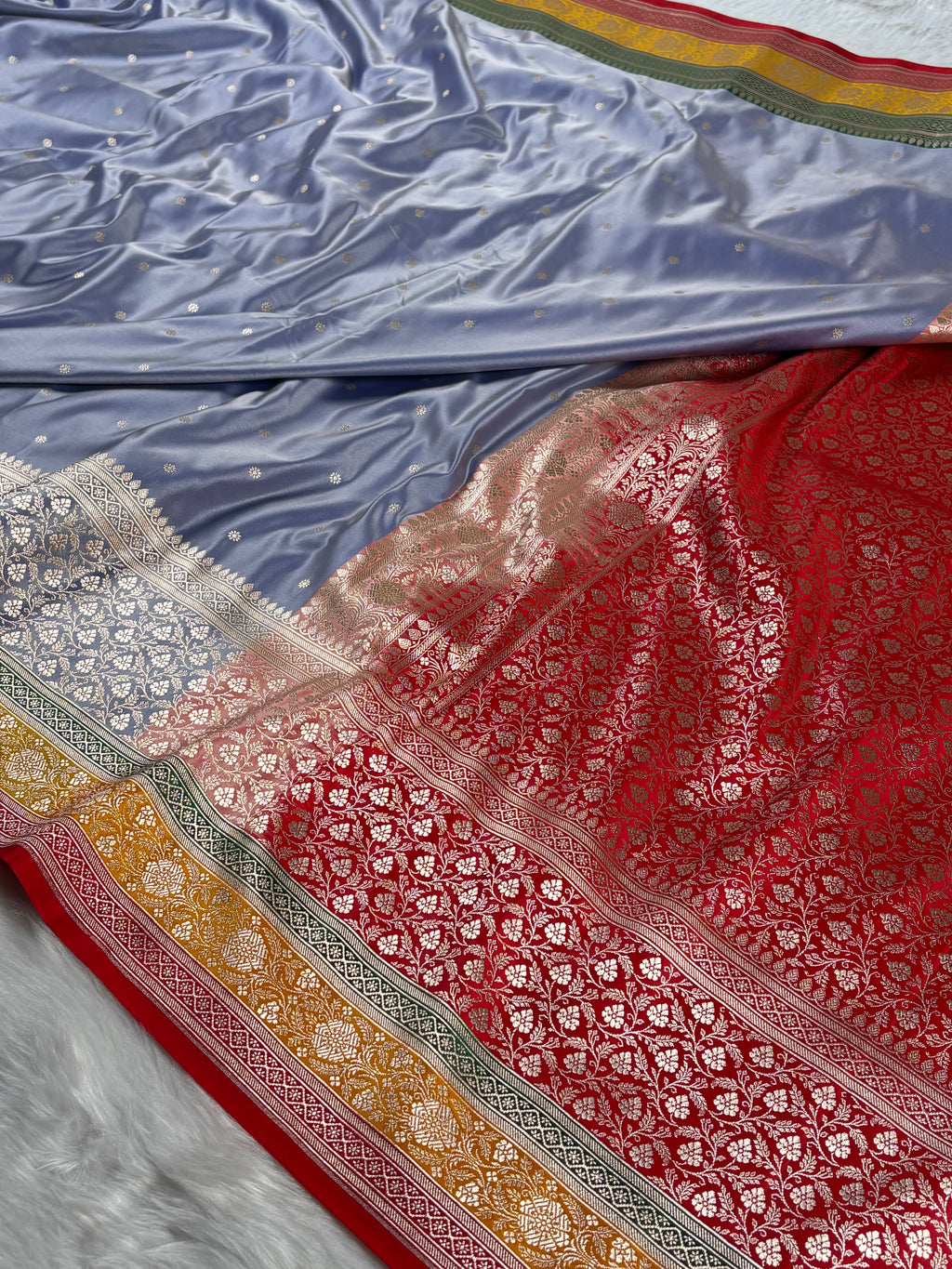 Mashru Katan Banarasi Saree