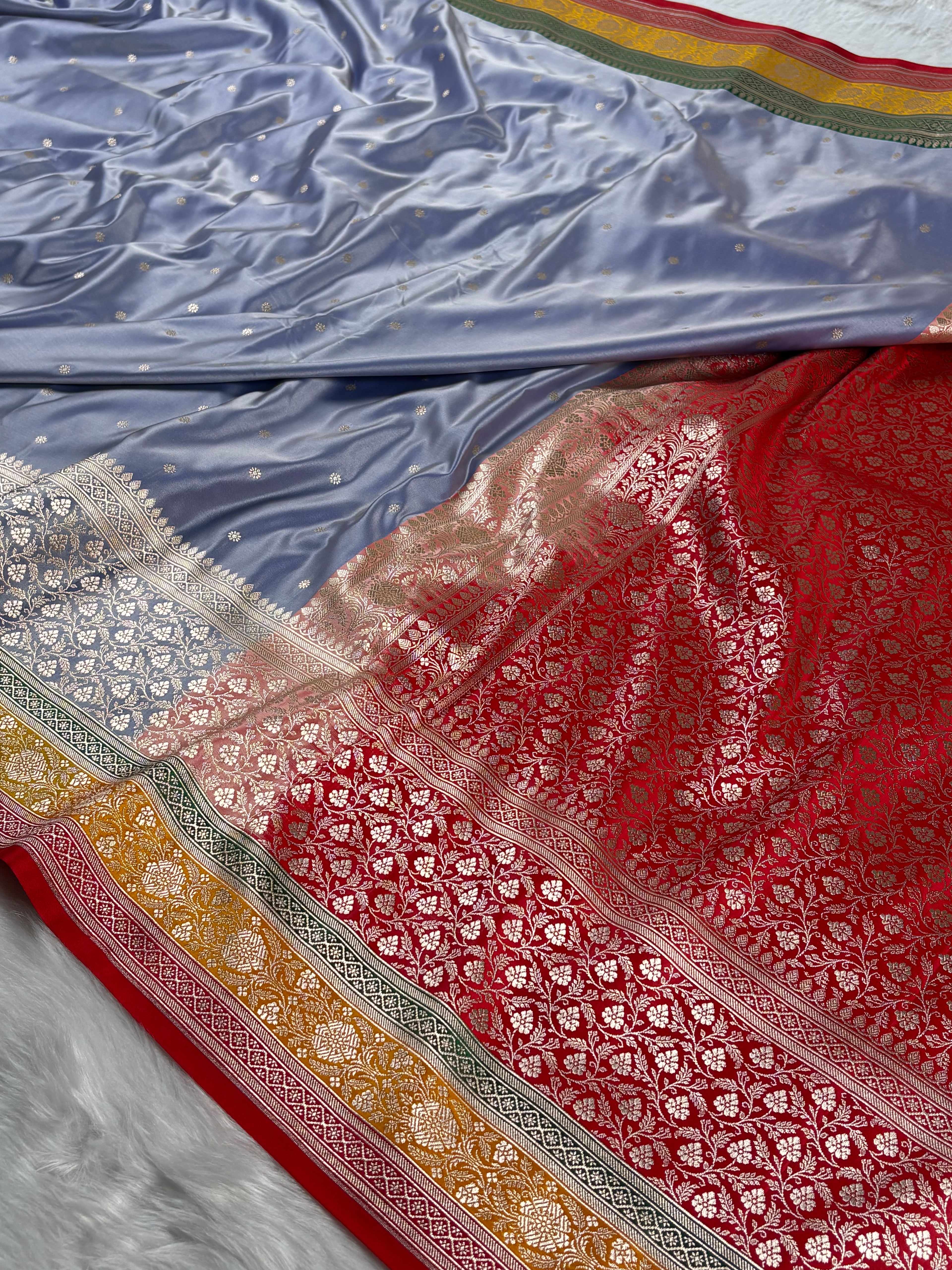Mashru Katan Banarasi Saree