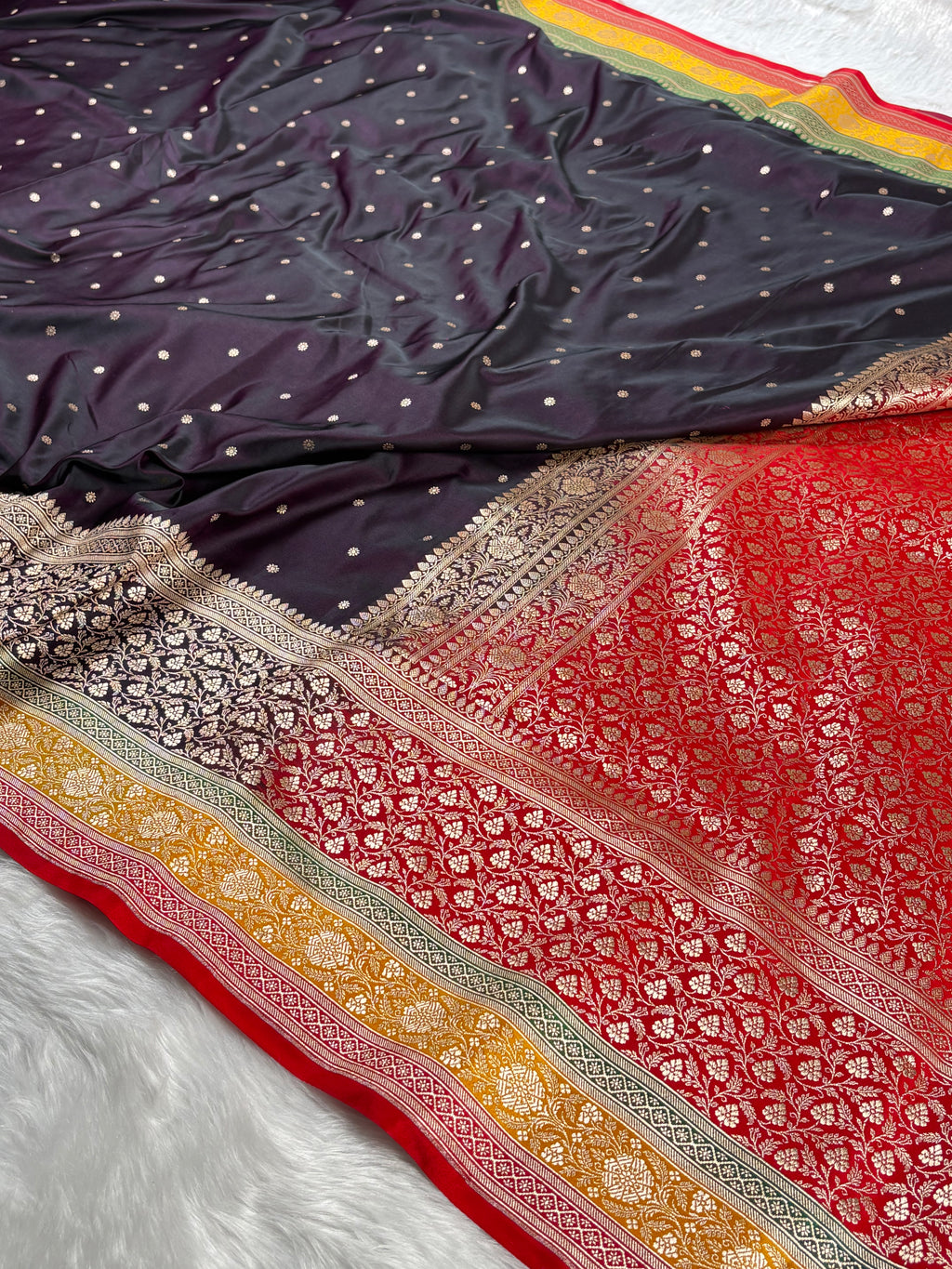 Mashru Katan Banarasi Saree