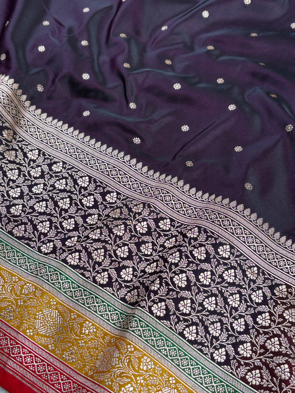 Mashru Katan Banarasi Saree