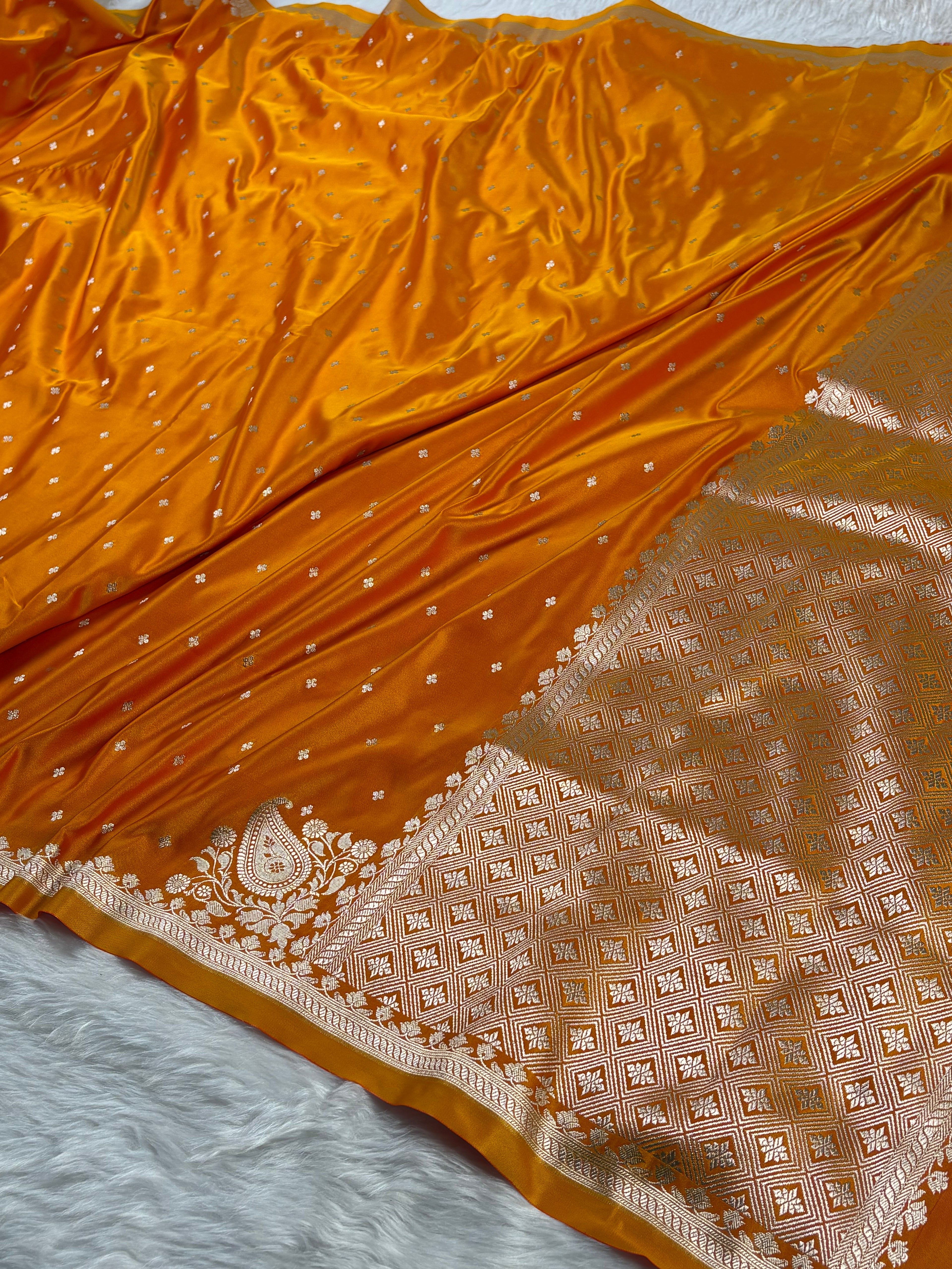 Mashru Katan Banarasi Saree