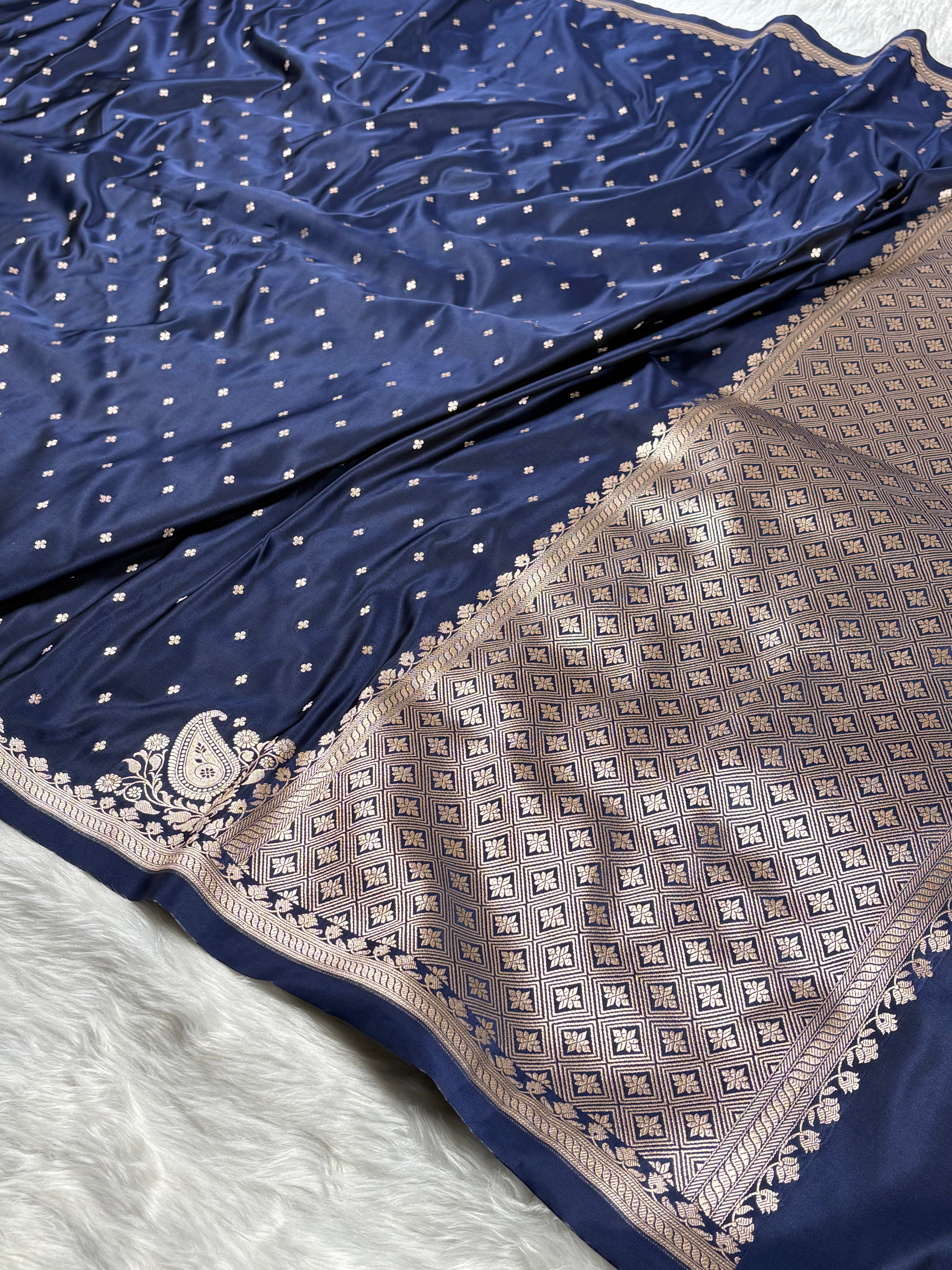 Mashru Katan Banarasi Saree