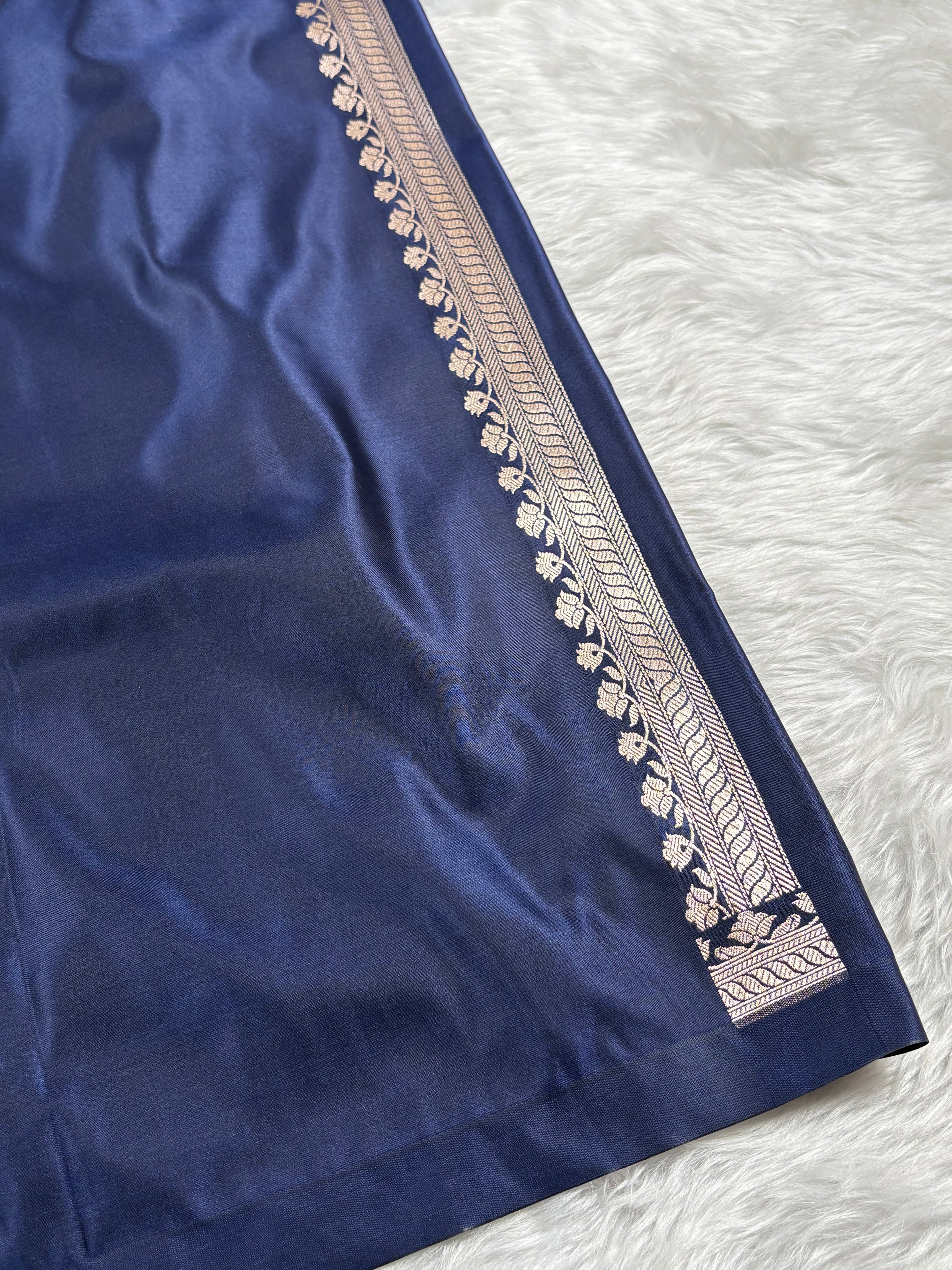 Mashru Katan Banarasi Saree
