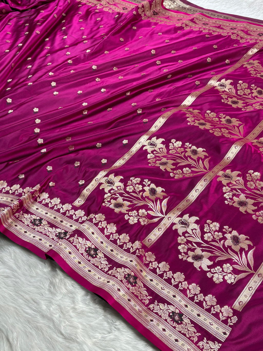 Mashru Katan Banarasi Saree