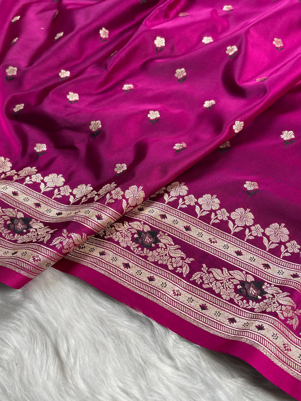 Mashru Katan Banarasi Saree