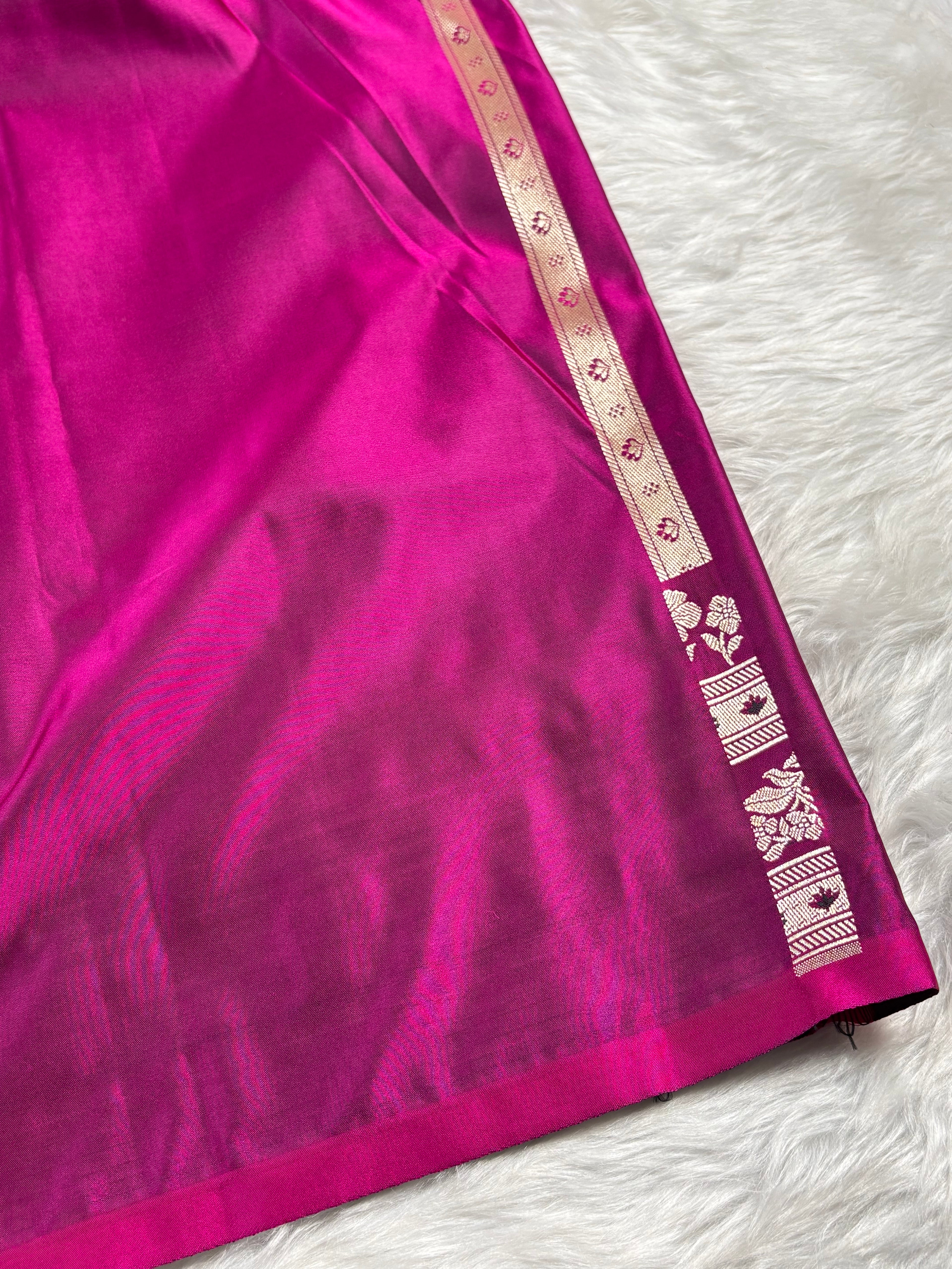Mashru Katan Banarasi Saree