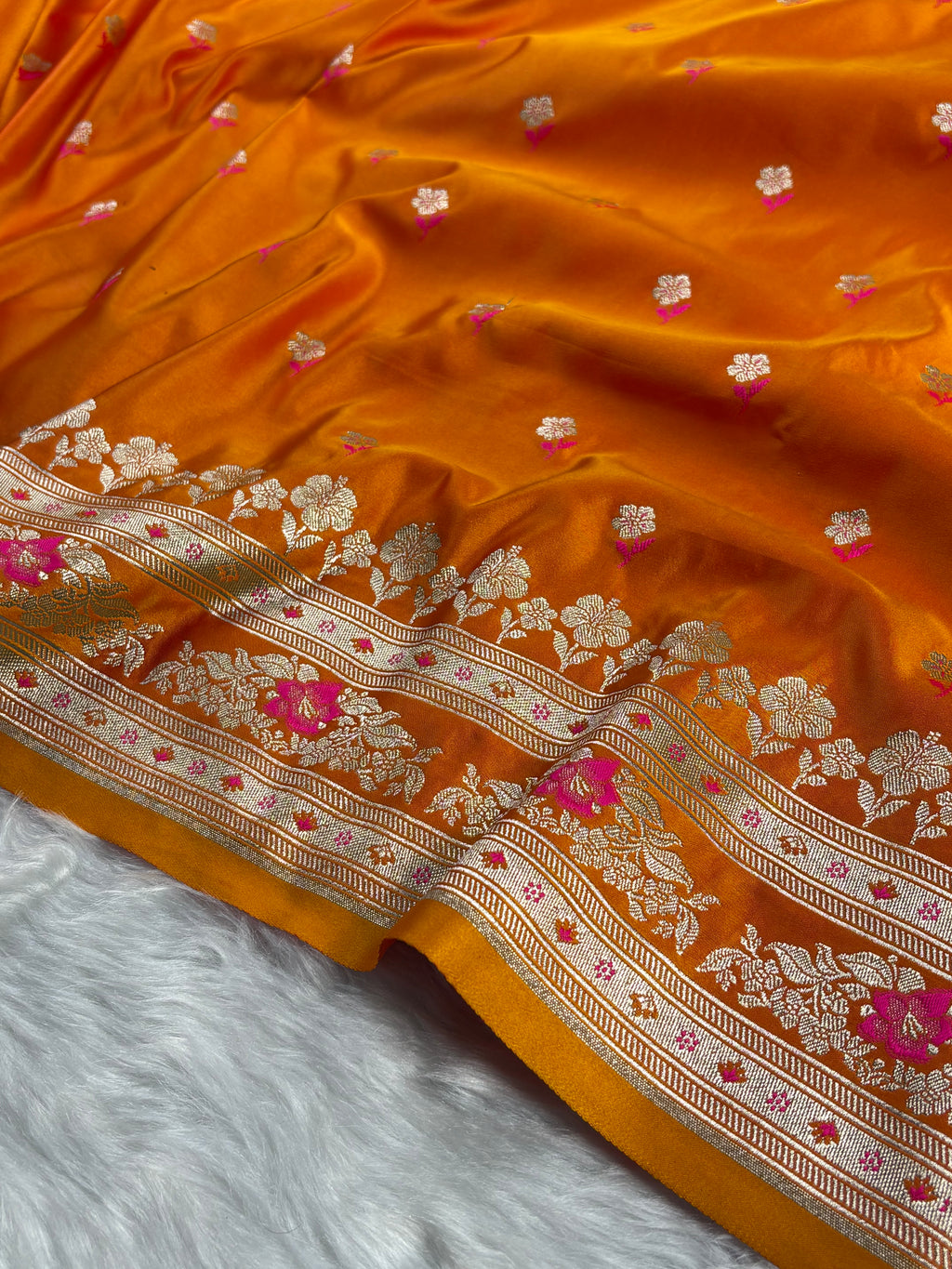 Mashru Katan Banarasi Saree