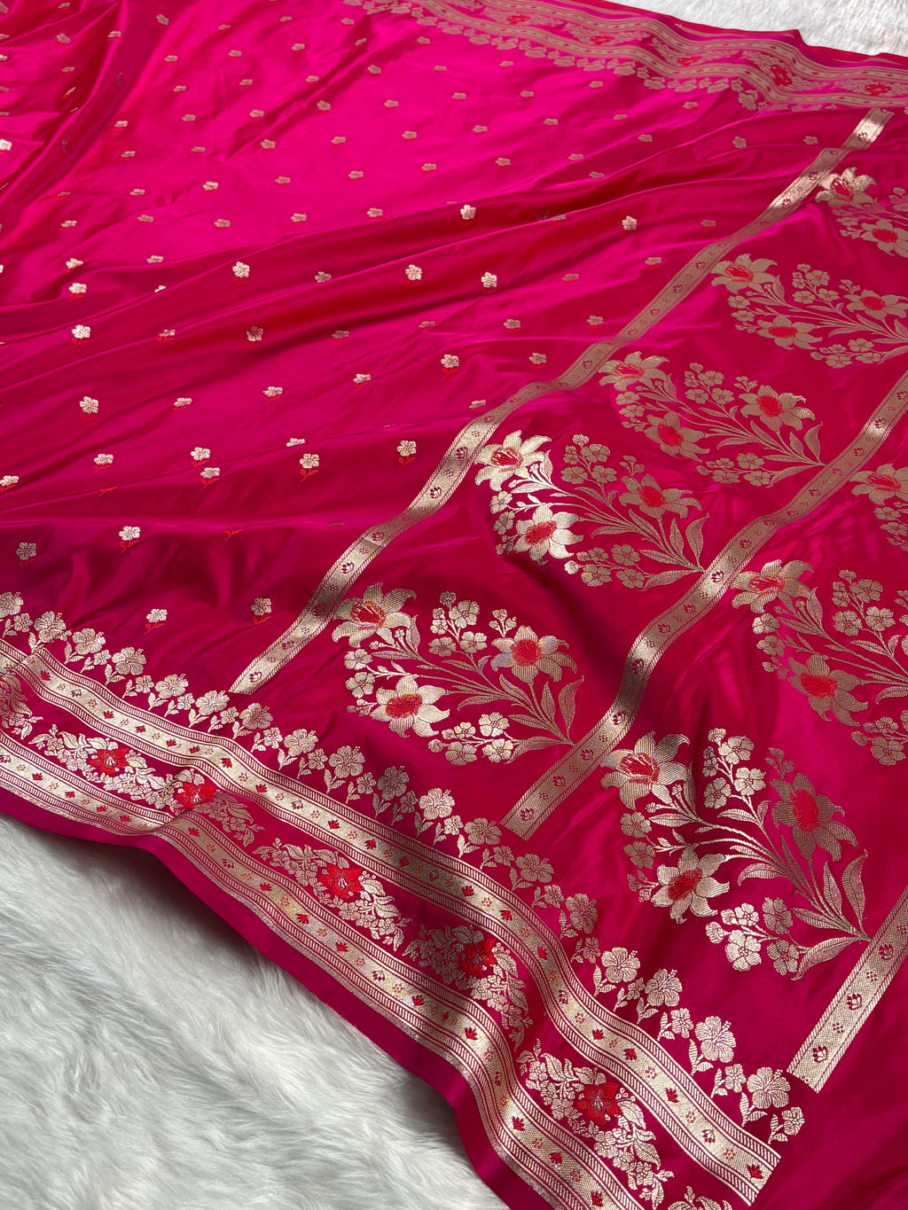 Mashru Katan Banarasi Saree