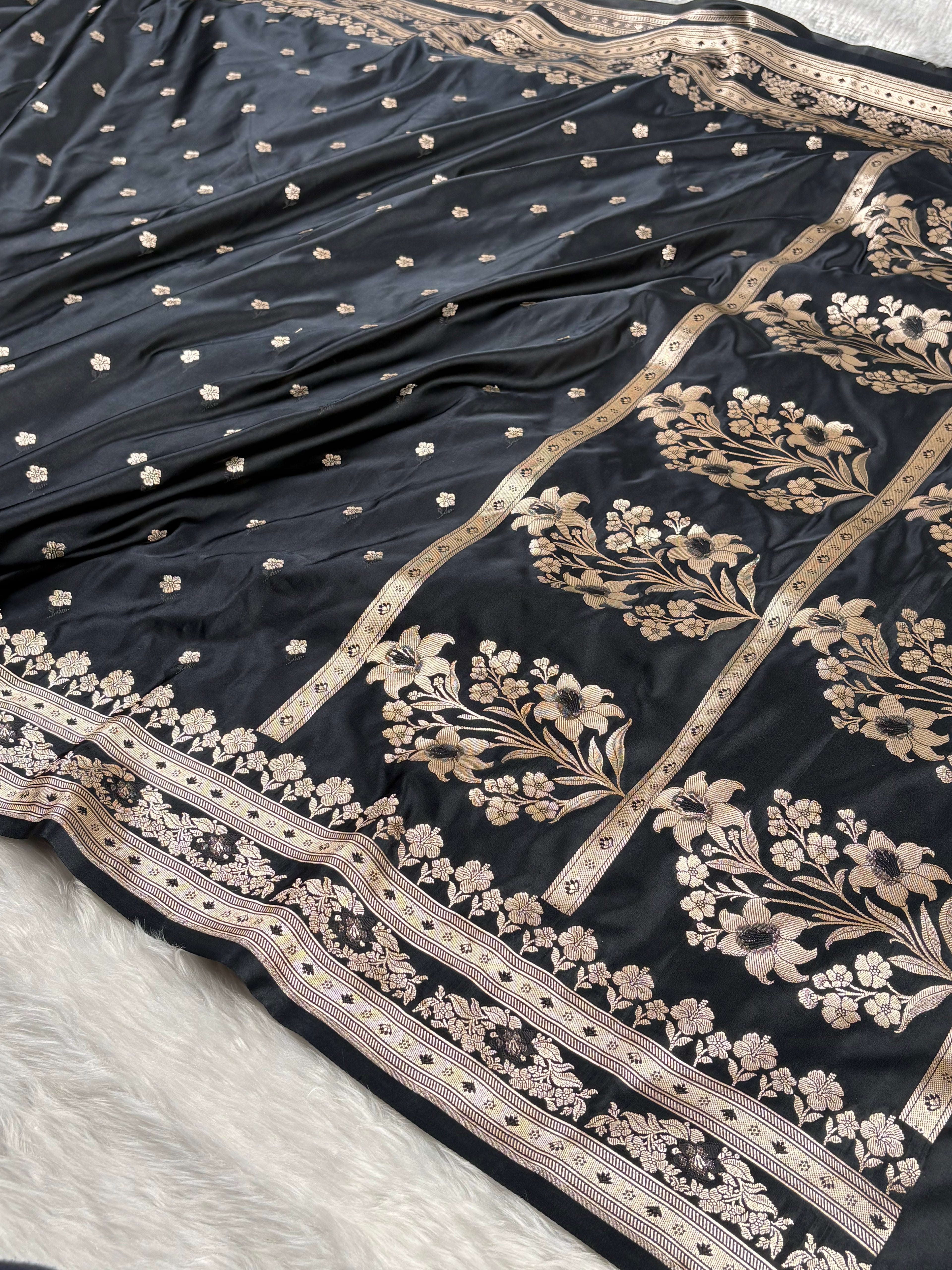 Mashru Katan Banarasi Saree