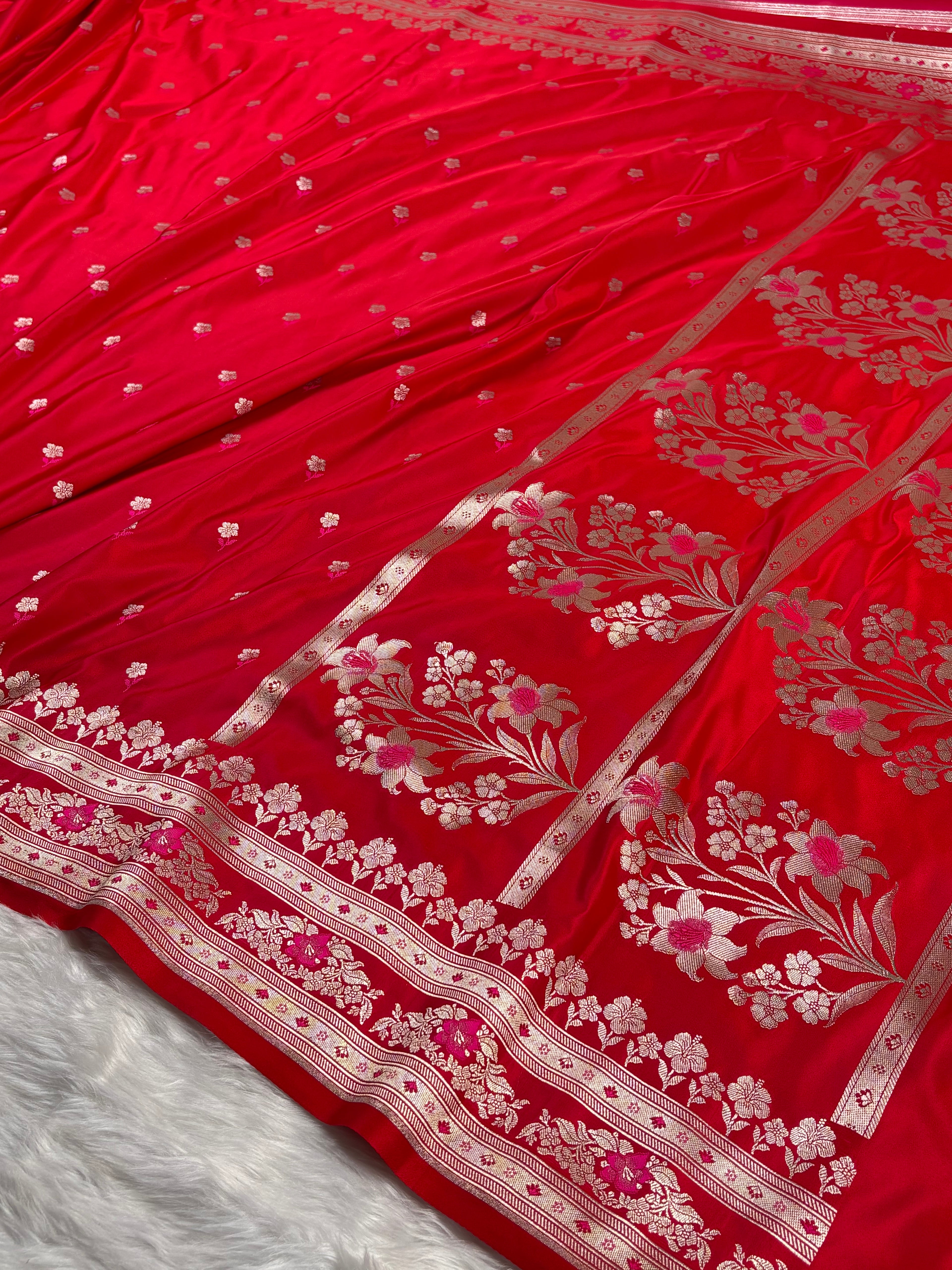 Mashru Katan Banarasi saree