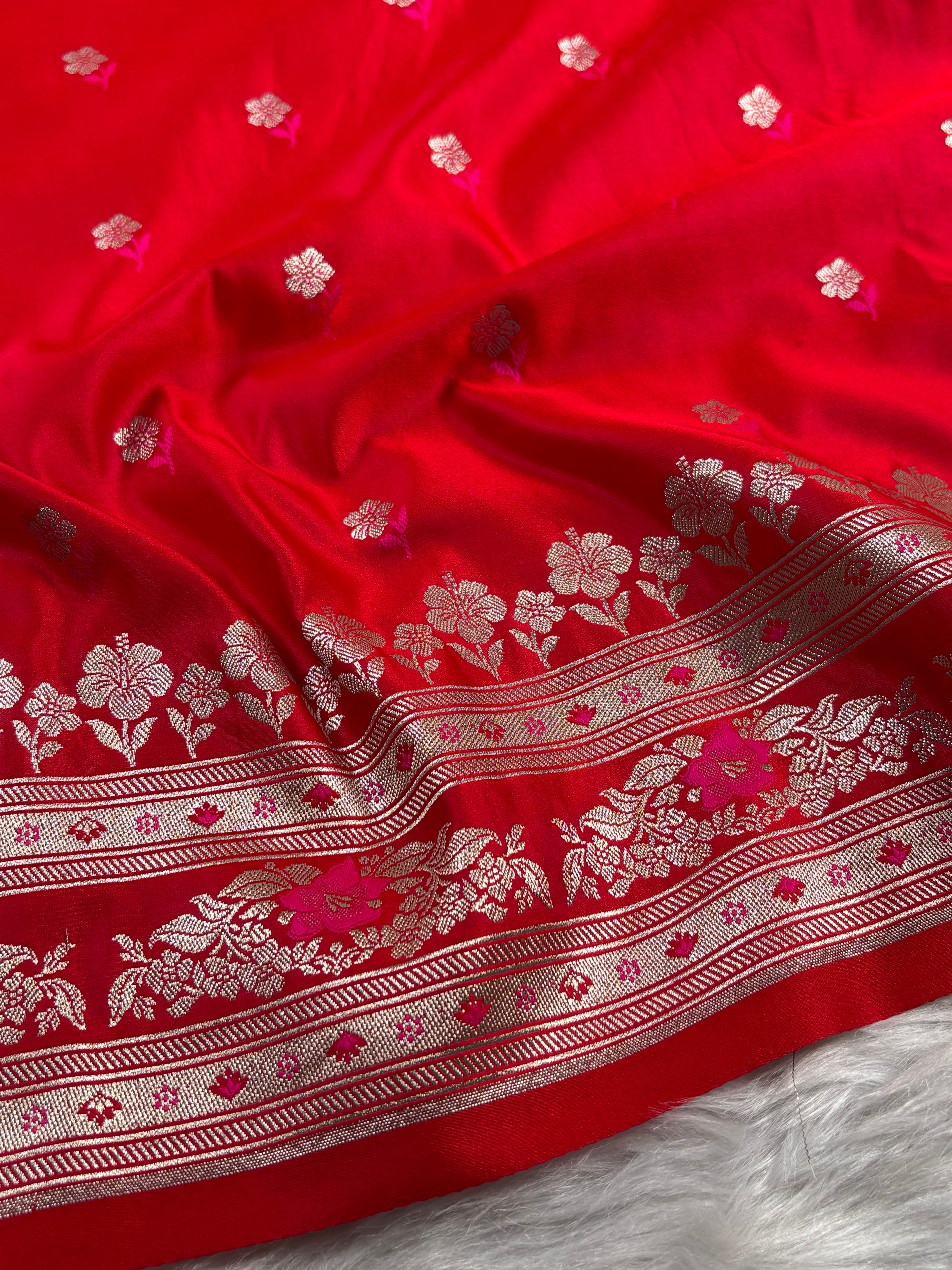 Mashru Katan Banarasi saree