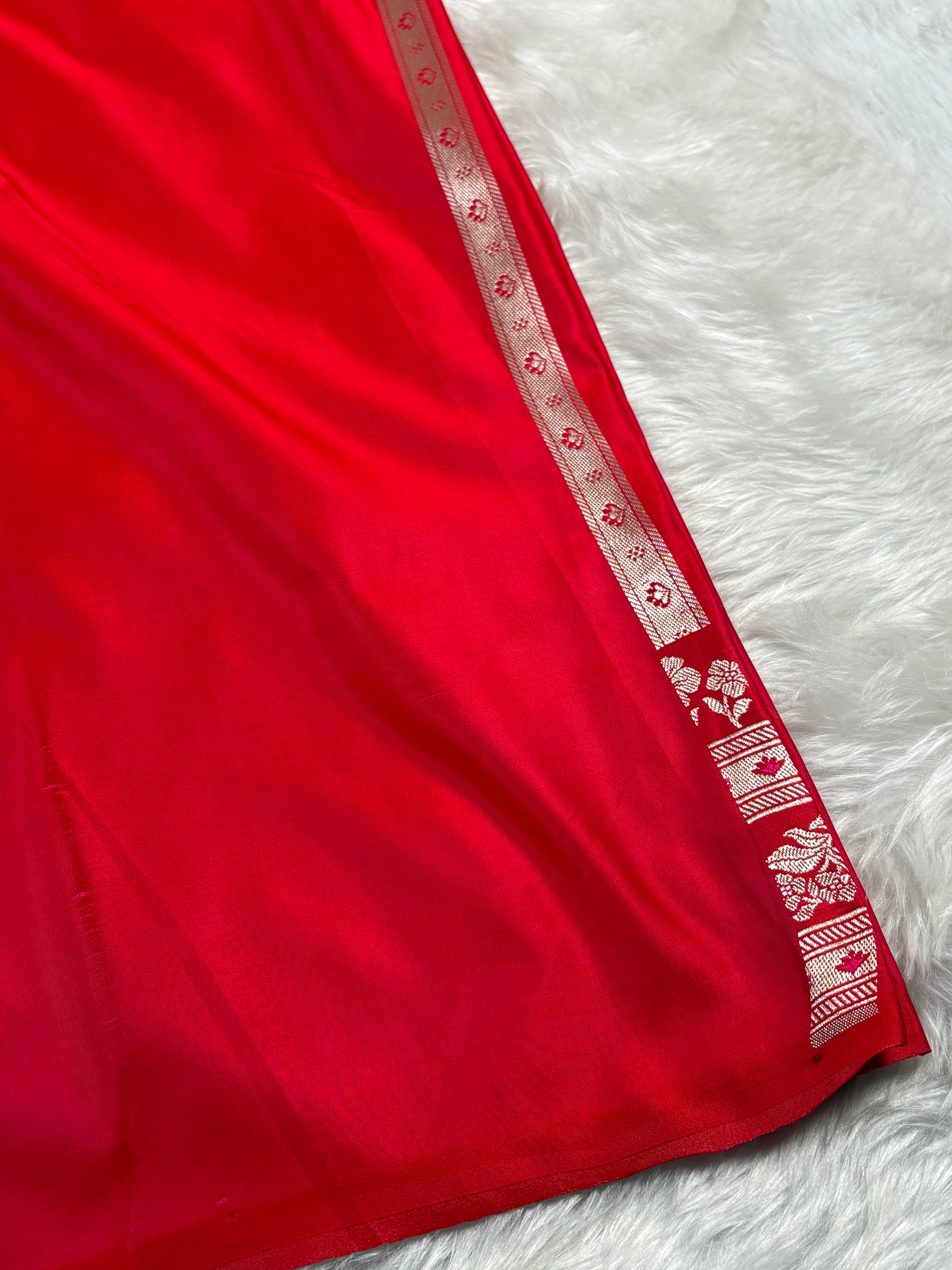 Mashru Katan Banarasi saree