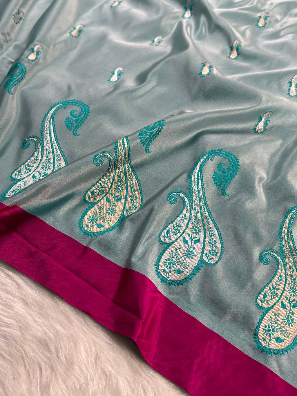 Mashru Katan Banarasi Saree