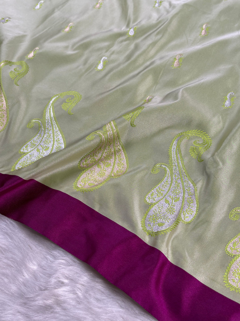 Mashru Katan Banarasi Saree