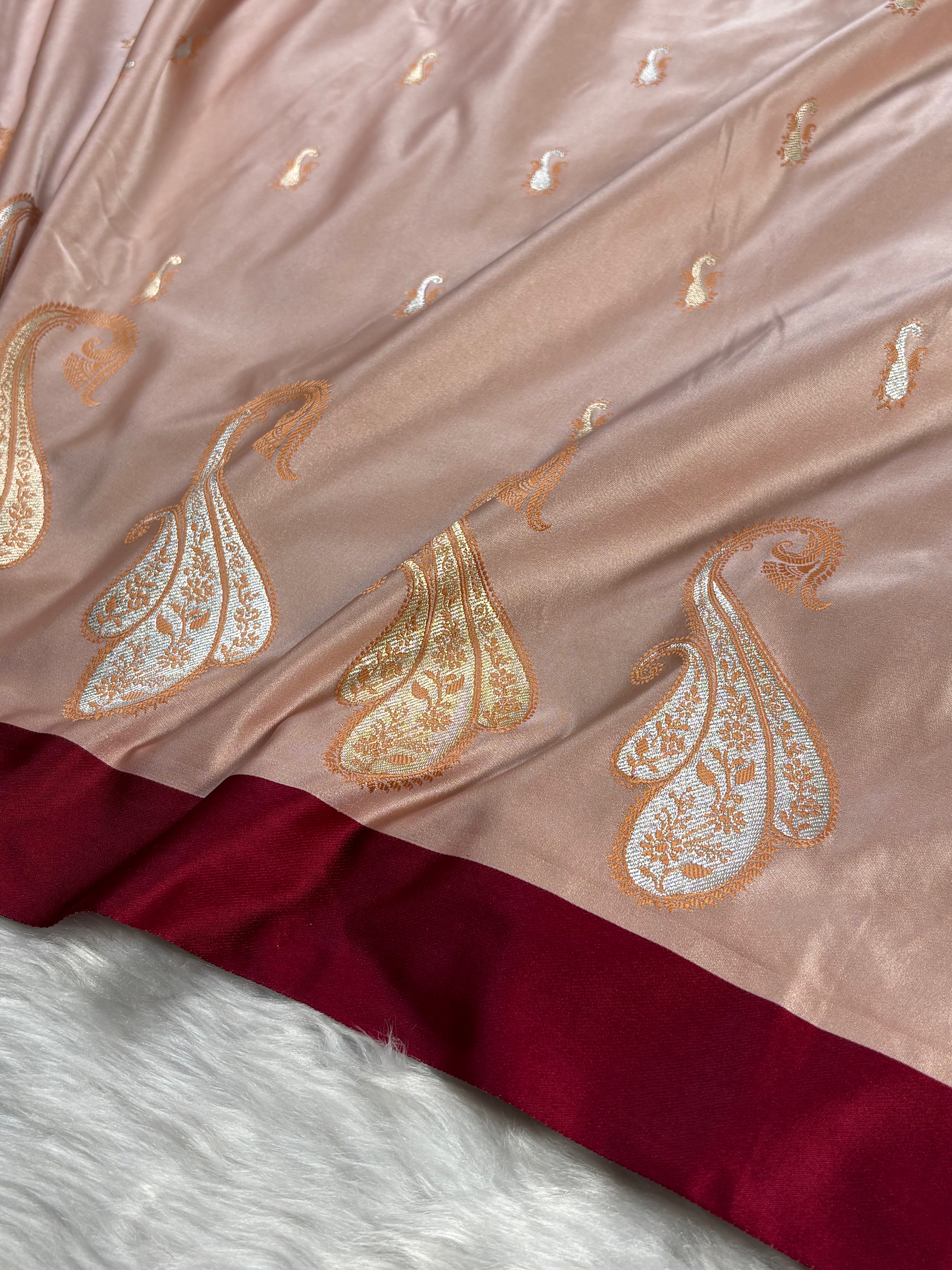 Mashru Katan Banarasi Saree