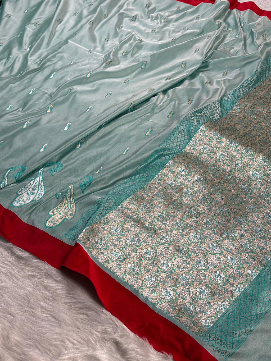 Mashru Katan Banarasi Saree