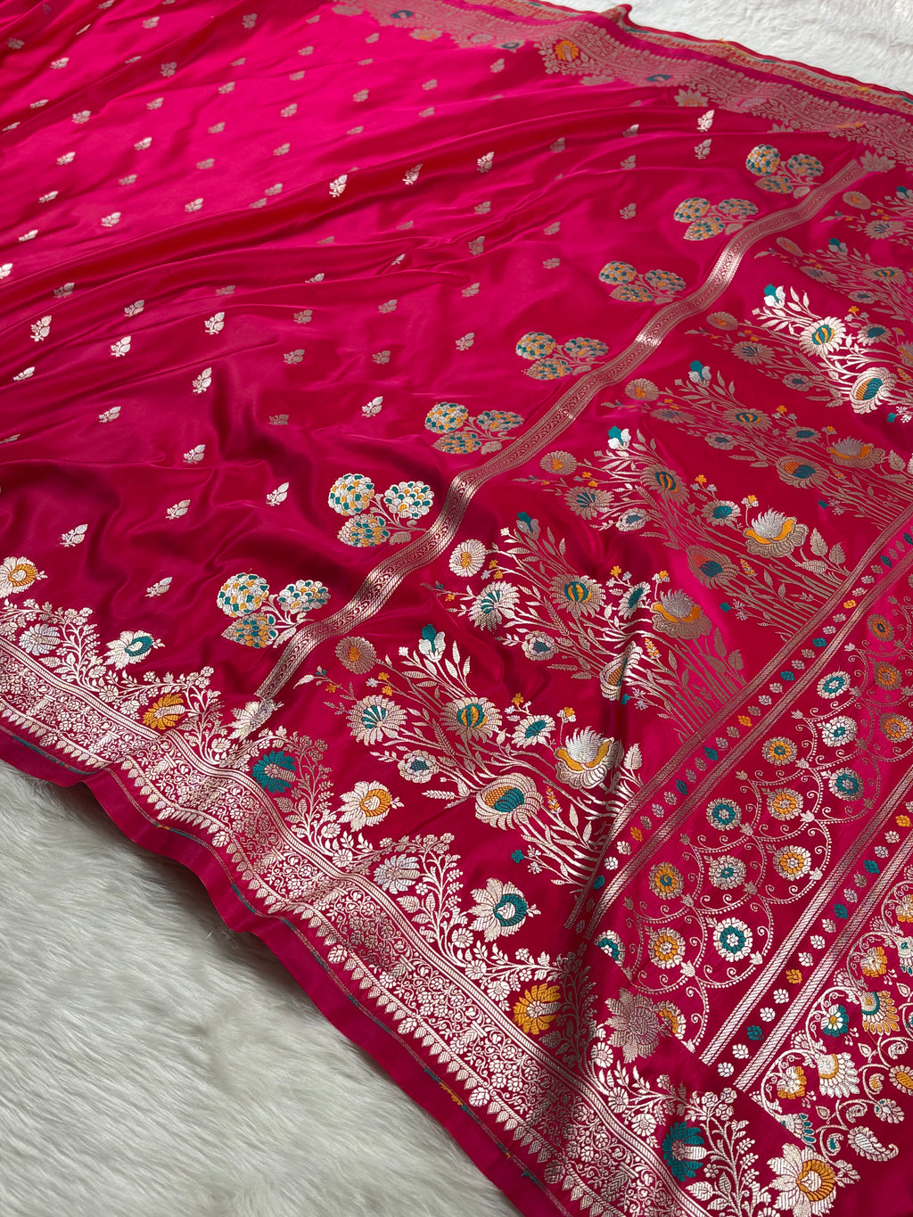 Premium Mashru Katan Banarasi Saree