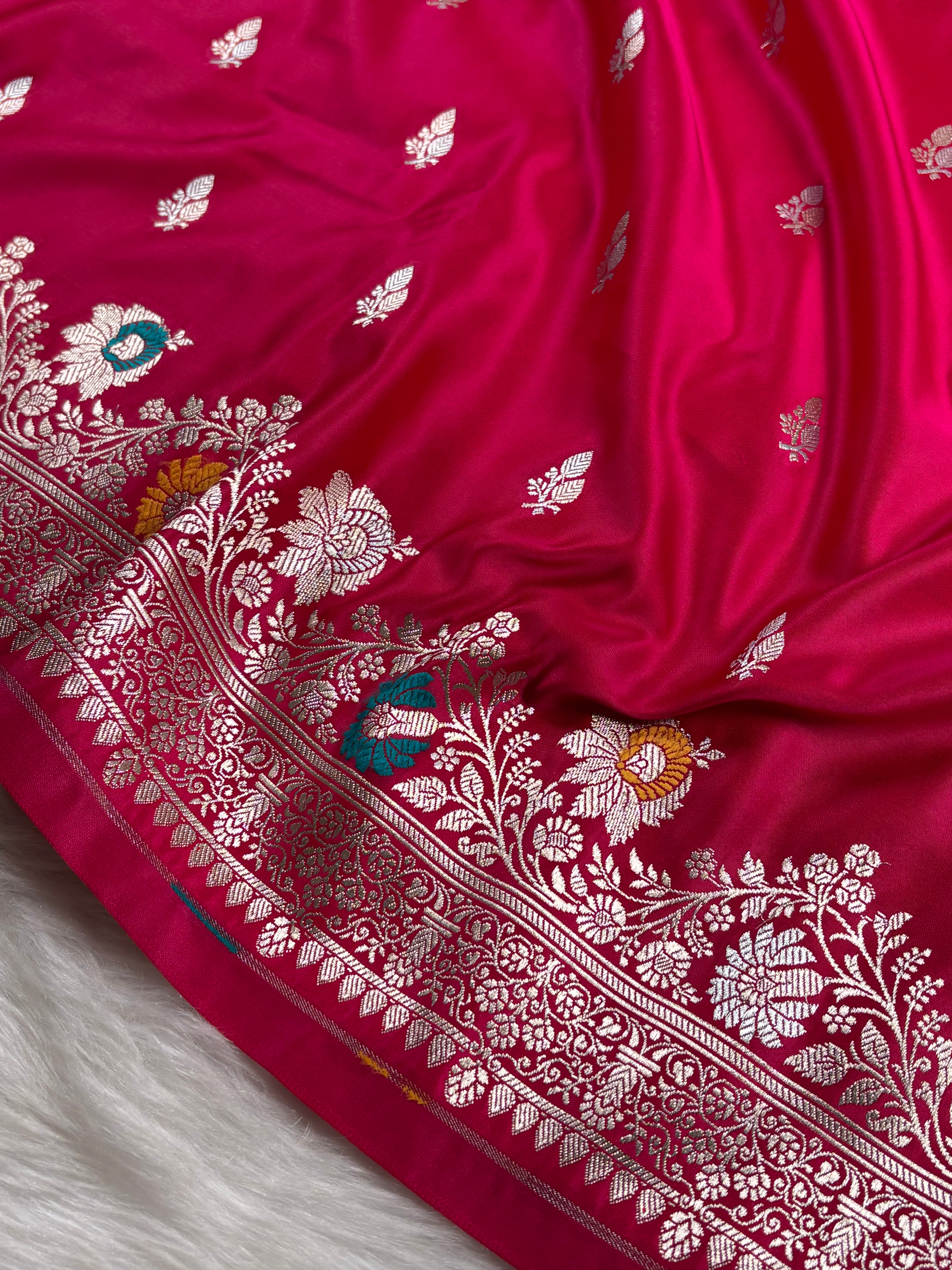 Premium Mashru Katan Banarasi Saree