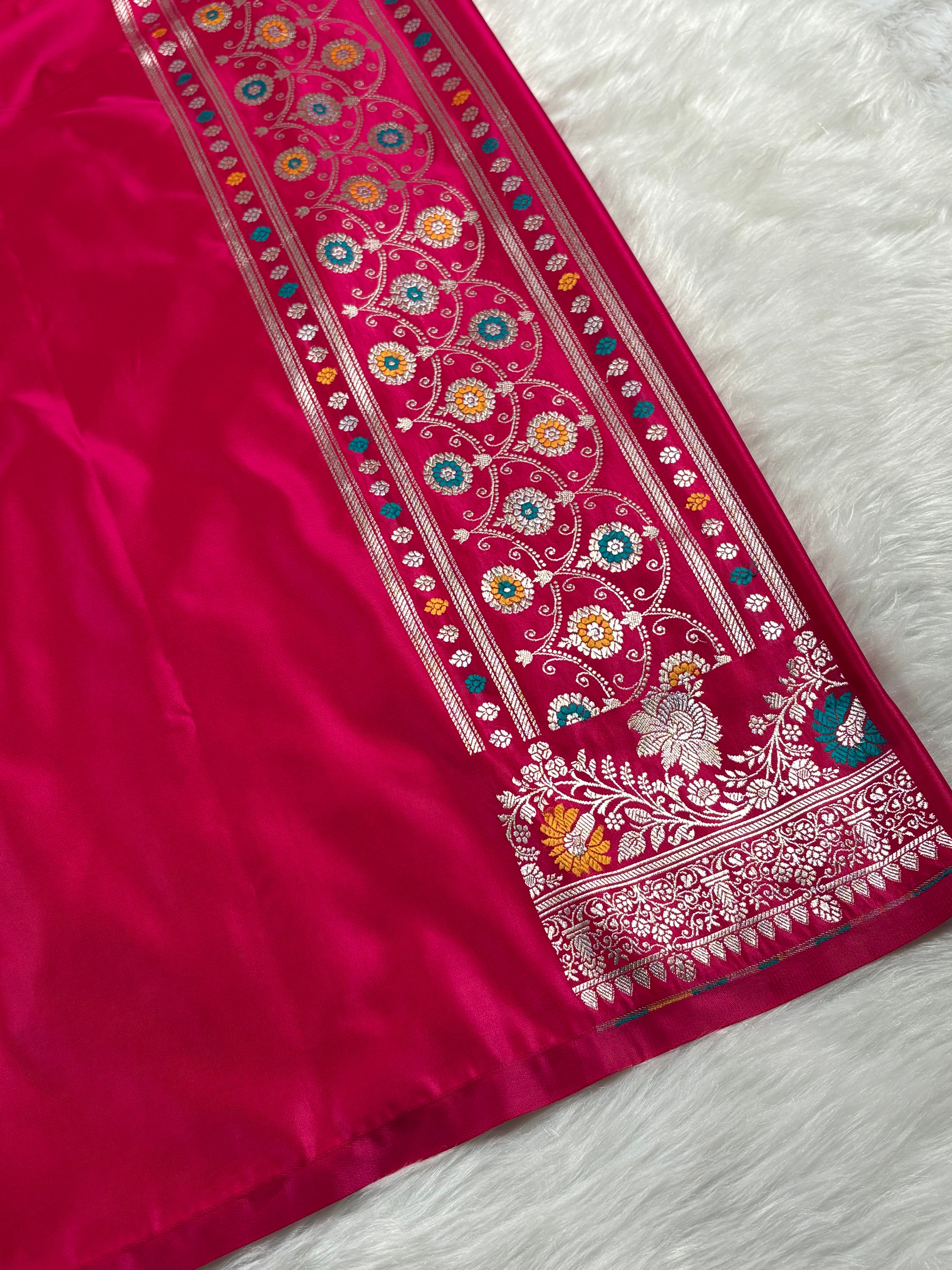 Premium Mashru Katan Banarasi Saree
