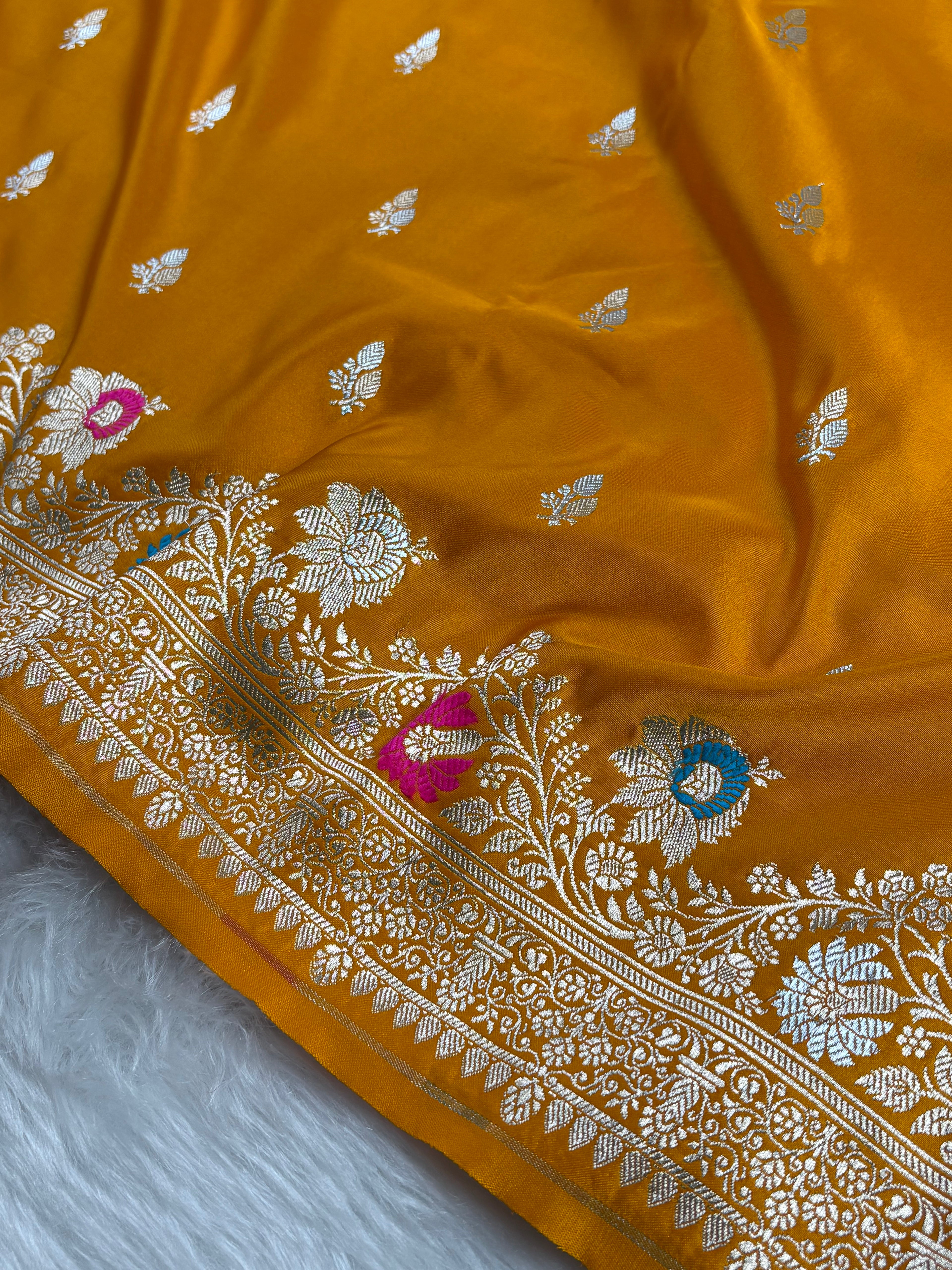 Premium Mashru Katan Banarasi Saree