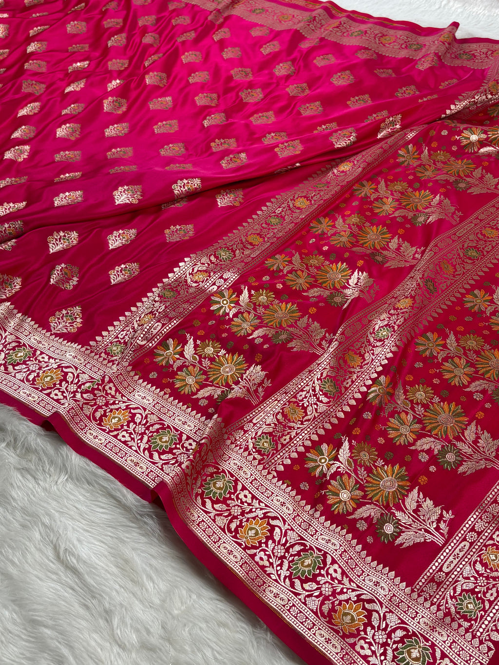 Premium Mashru Katan Banarasi Saree