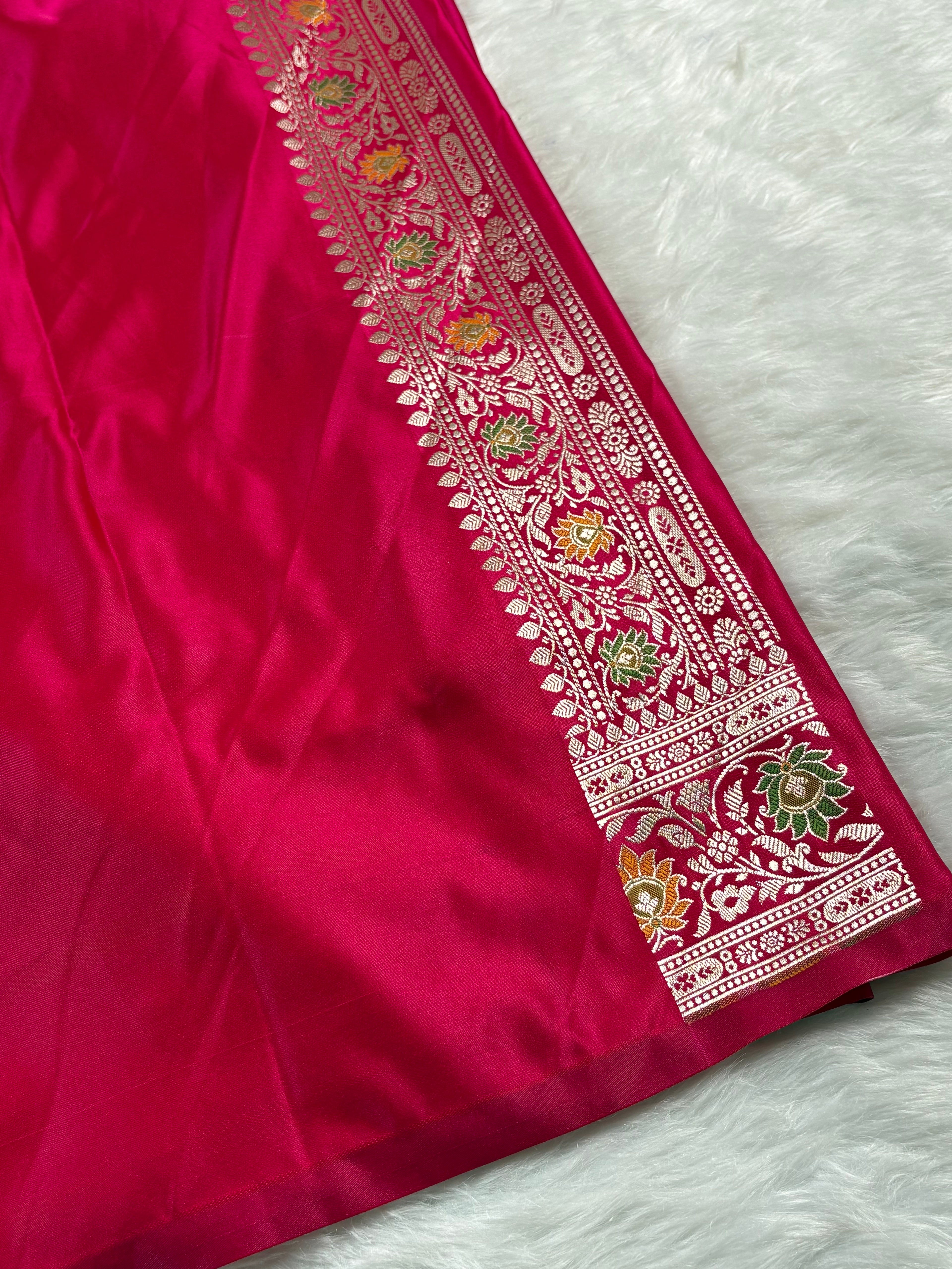 Premium Mashru Katan Banarasi Saree