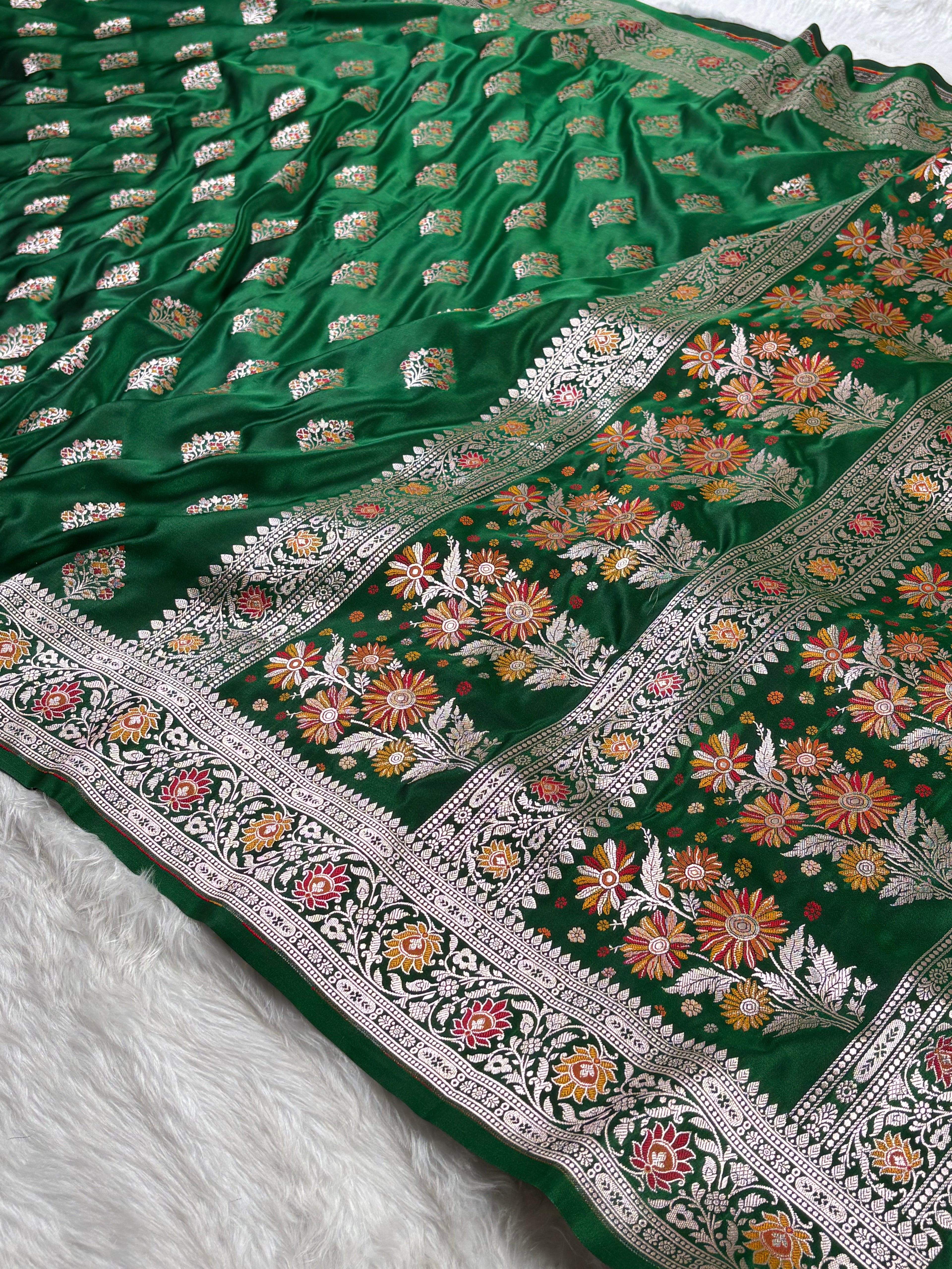 Premium Mashru Katan Banarasi Saree