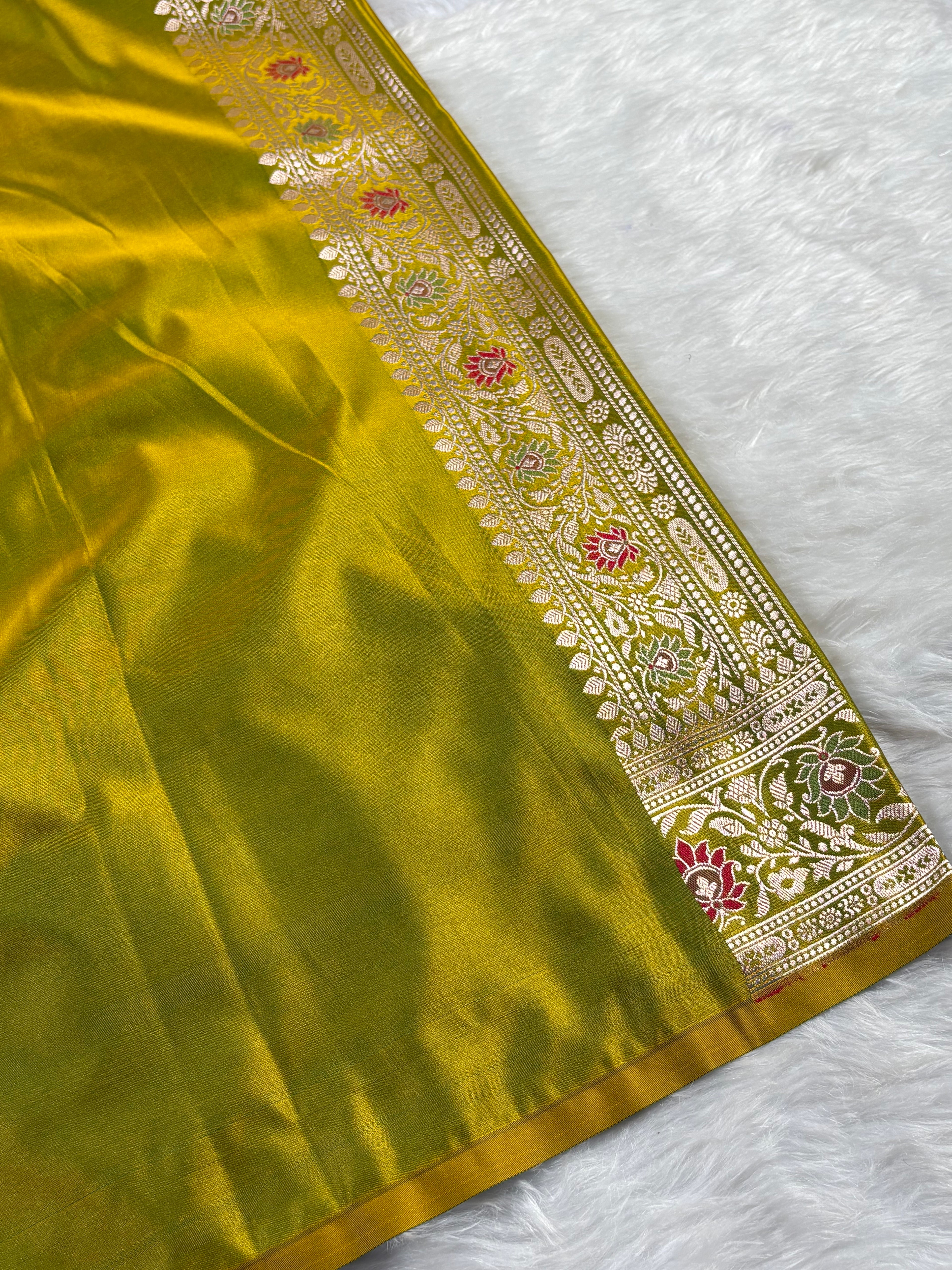 Premium Mashru Katan Banarasi Saree