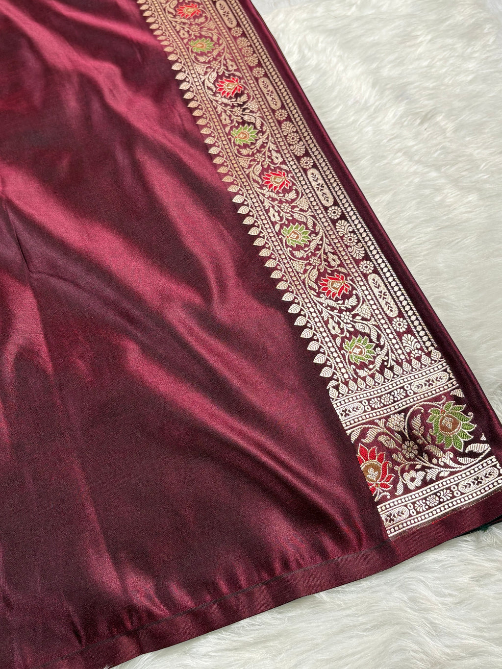 Premium Mashru Katan Banarasi Saree