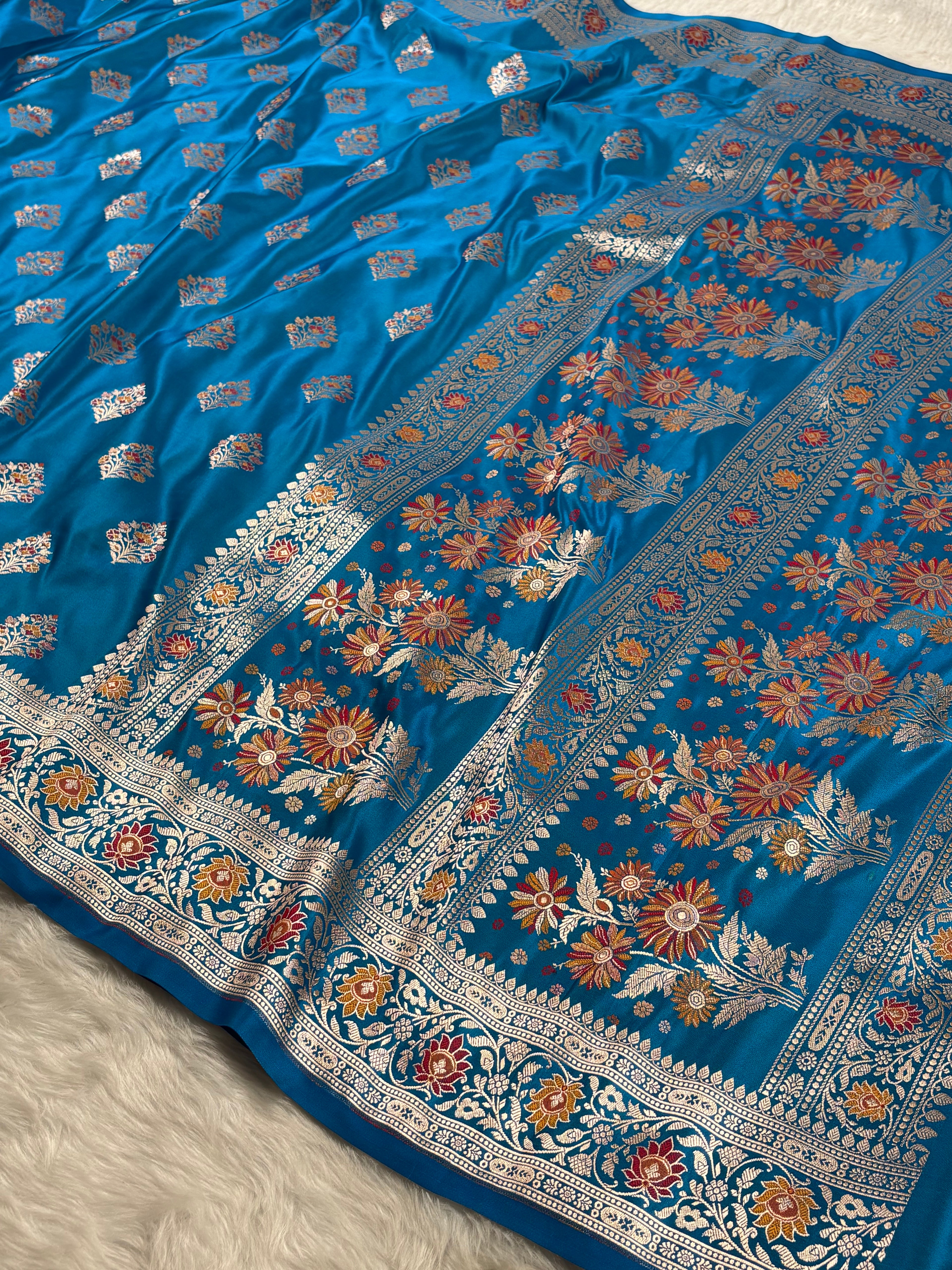 Premium Mashru Katan Banarasi Saree
