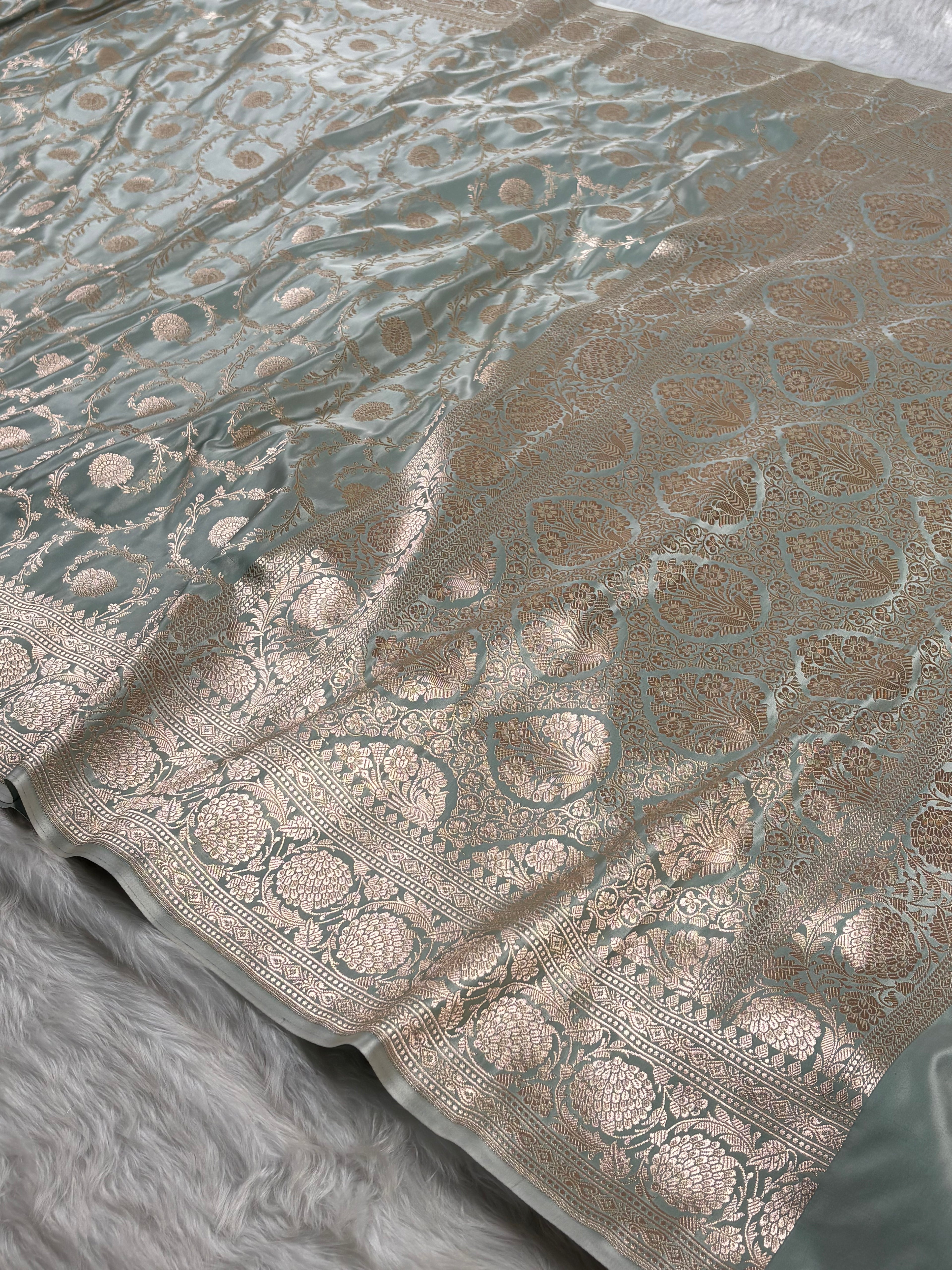 Mashru Katan Banarasi Saree