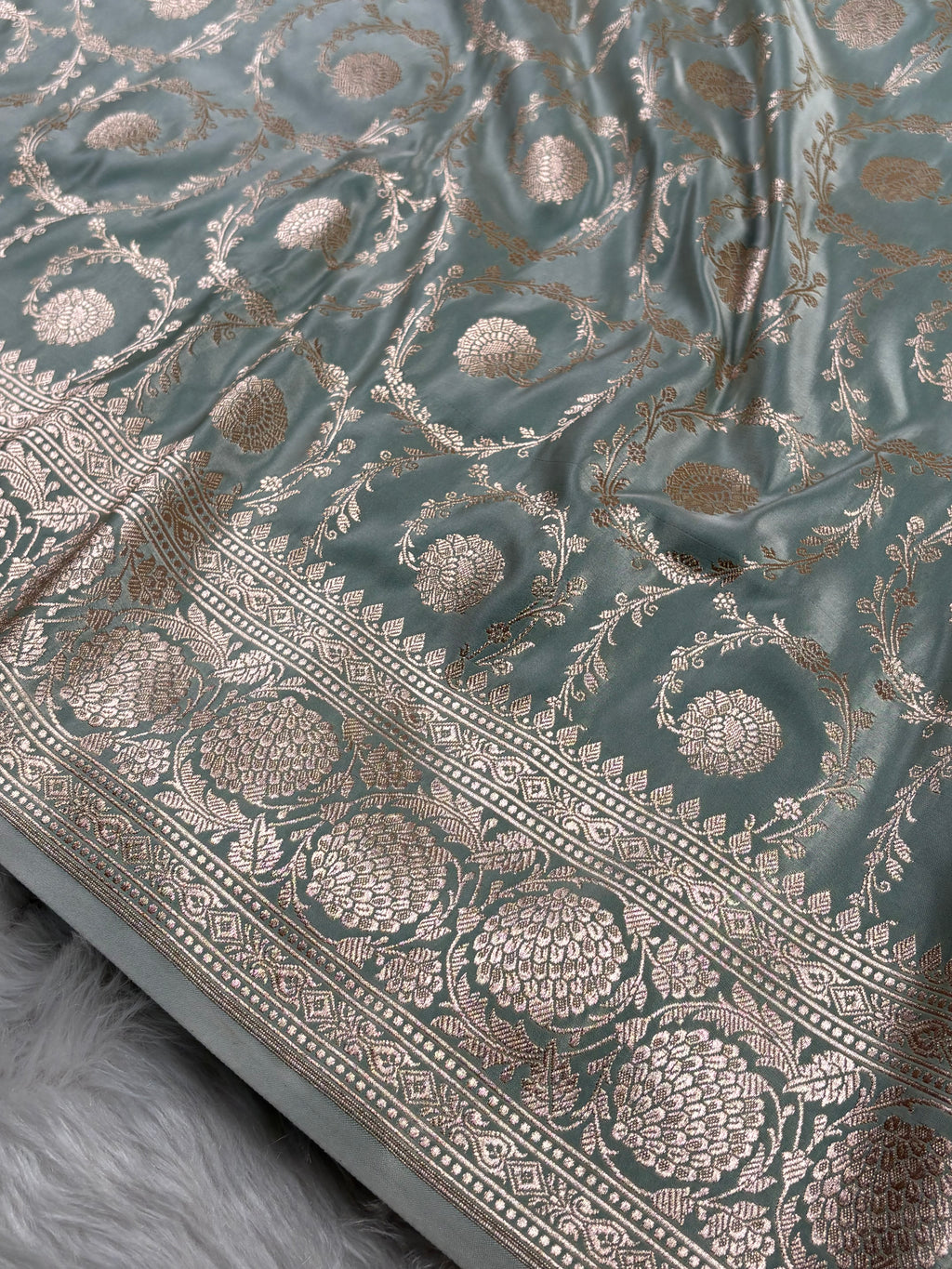 Mashru Katan Banarasi Saree