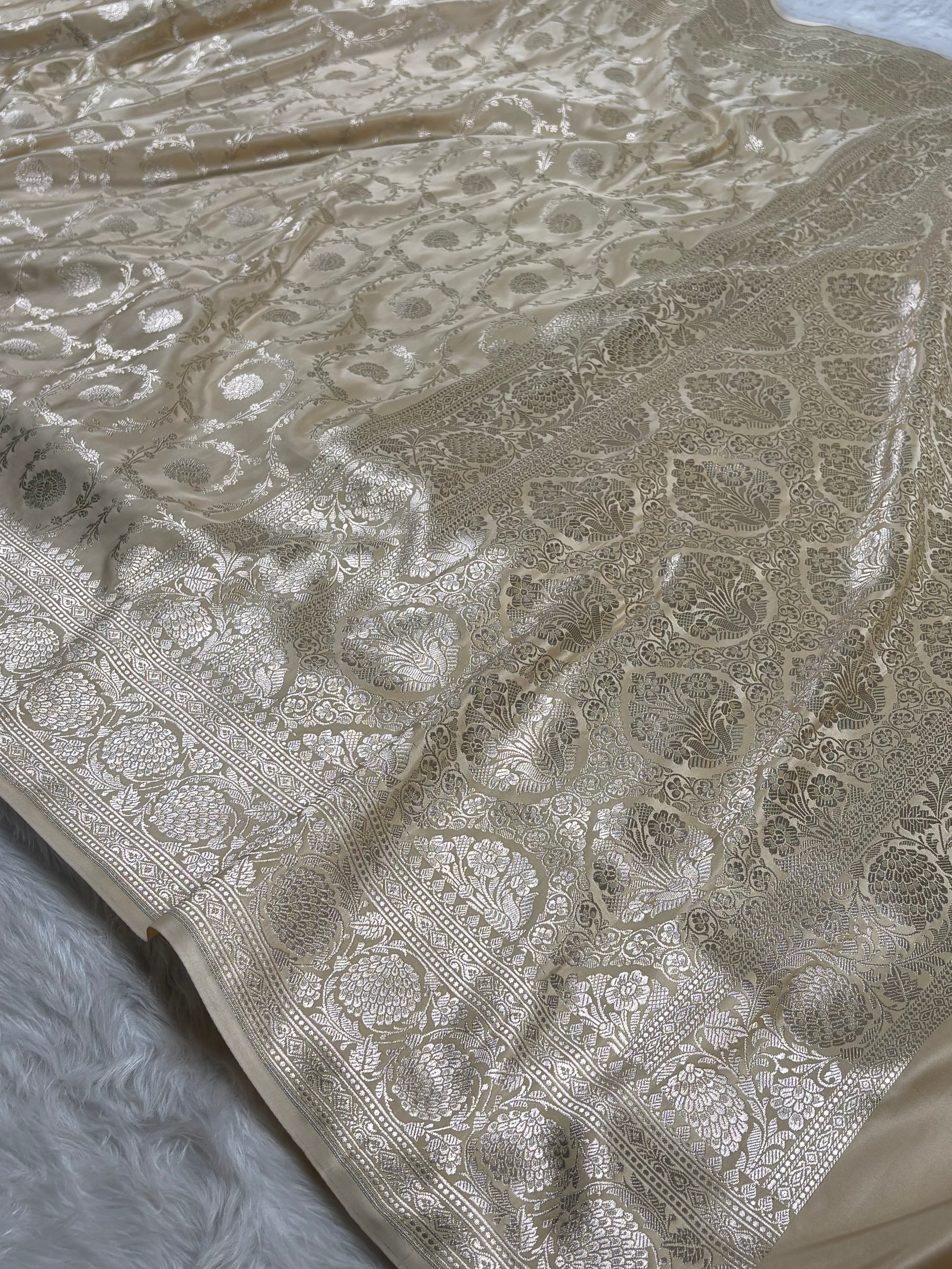 Mashru Katan Banarasi Saree