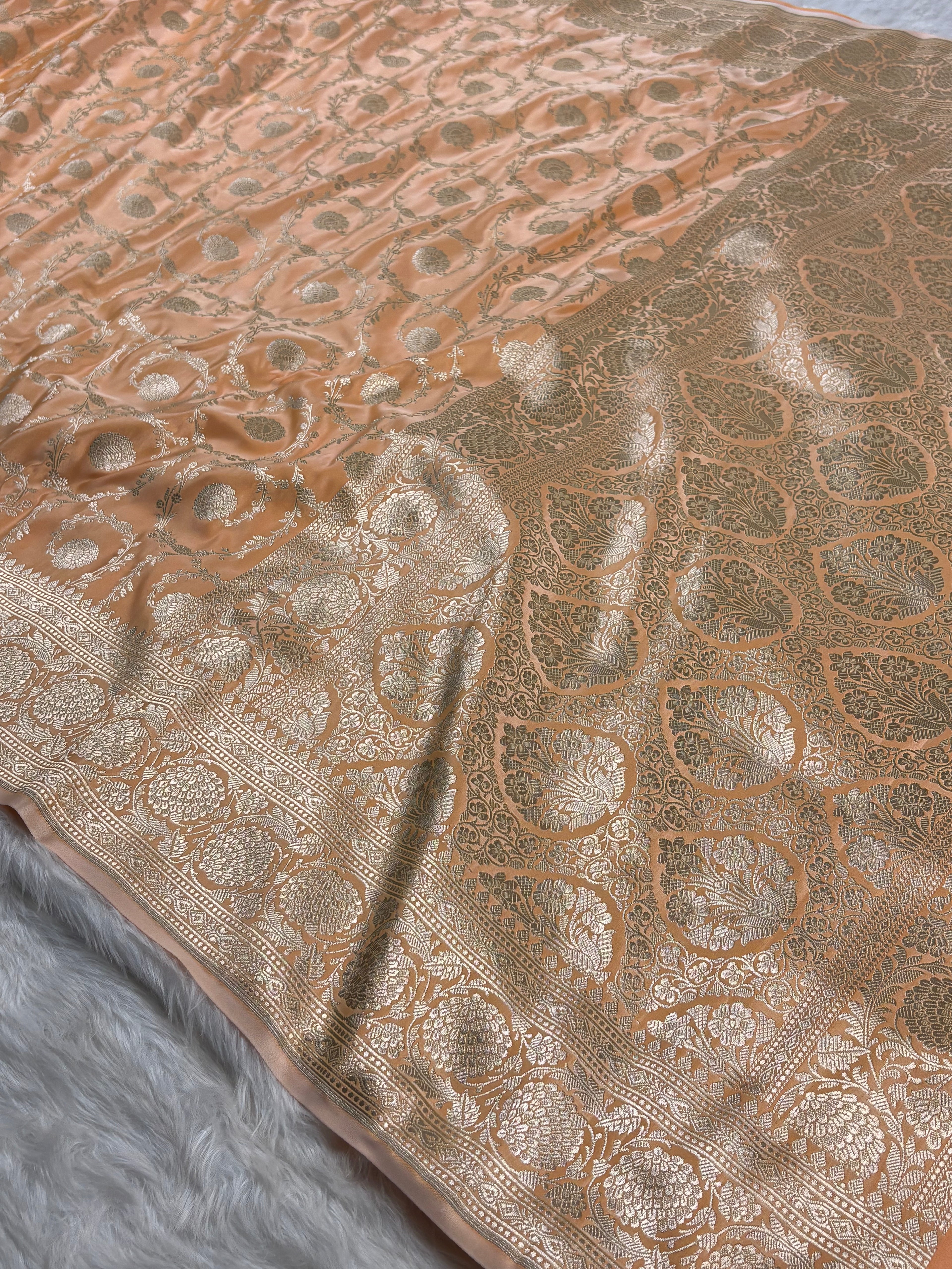 Mashru Katan Banarasi Saree