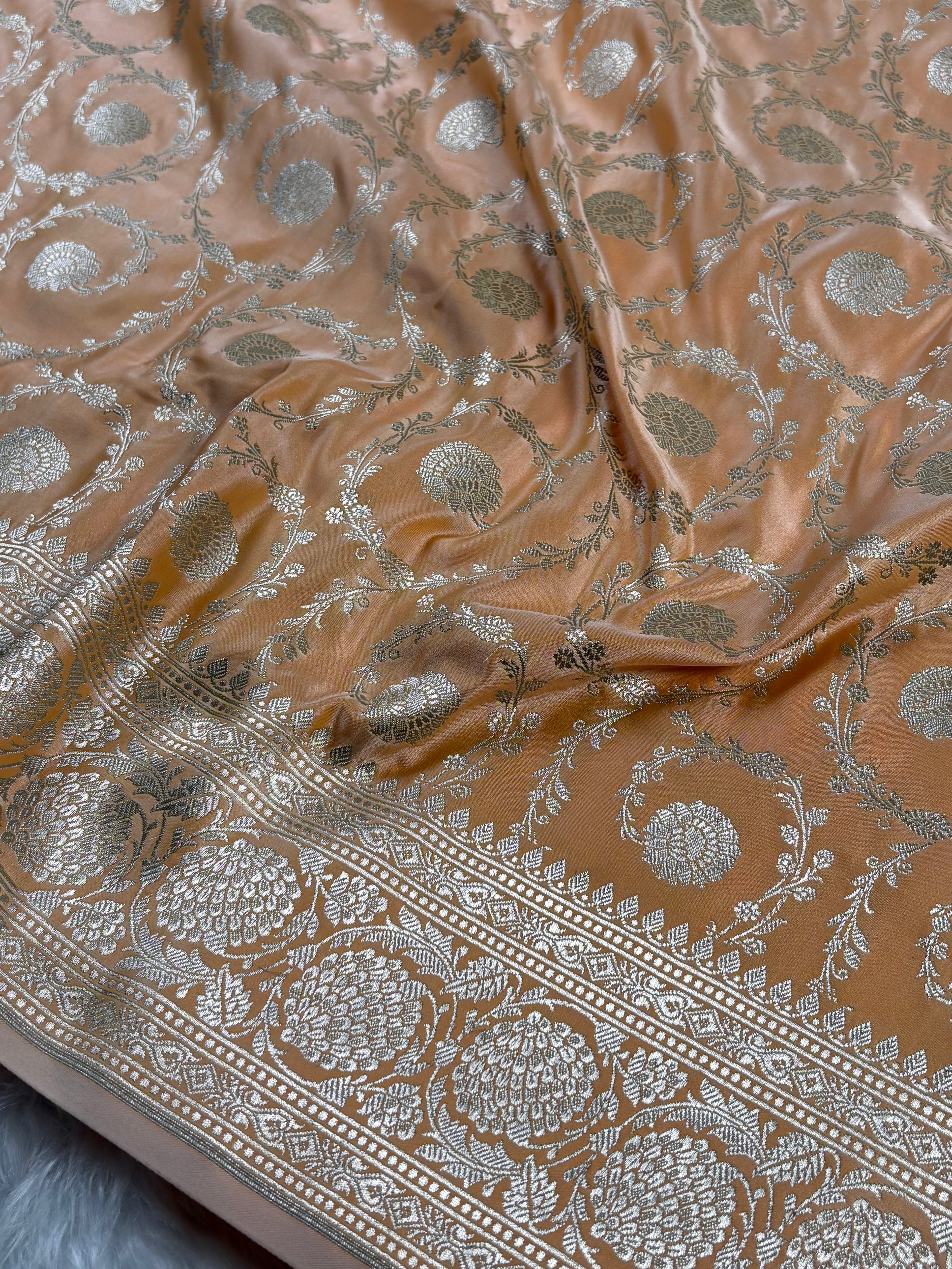 Mashru Katan Banarasi Saree