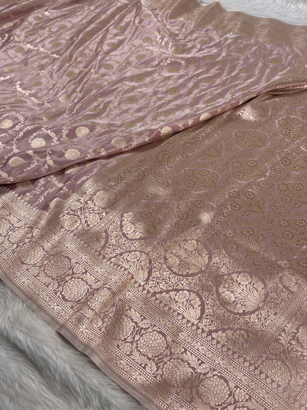 Mashru Katan Banarasi Saree